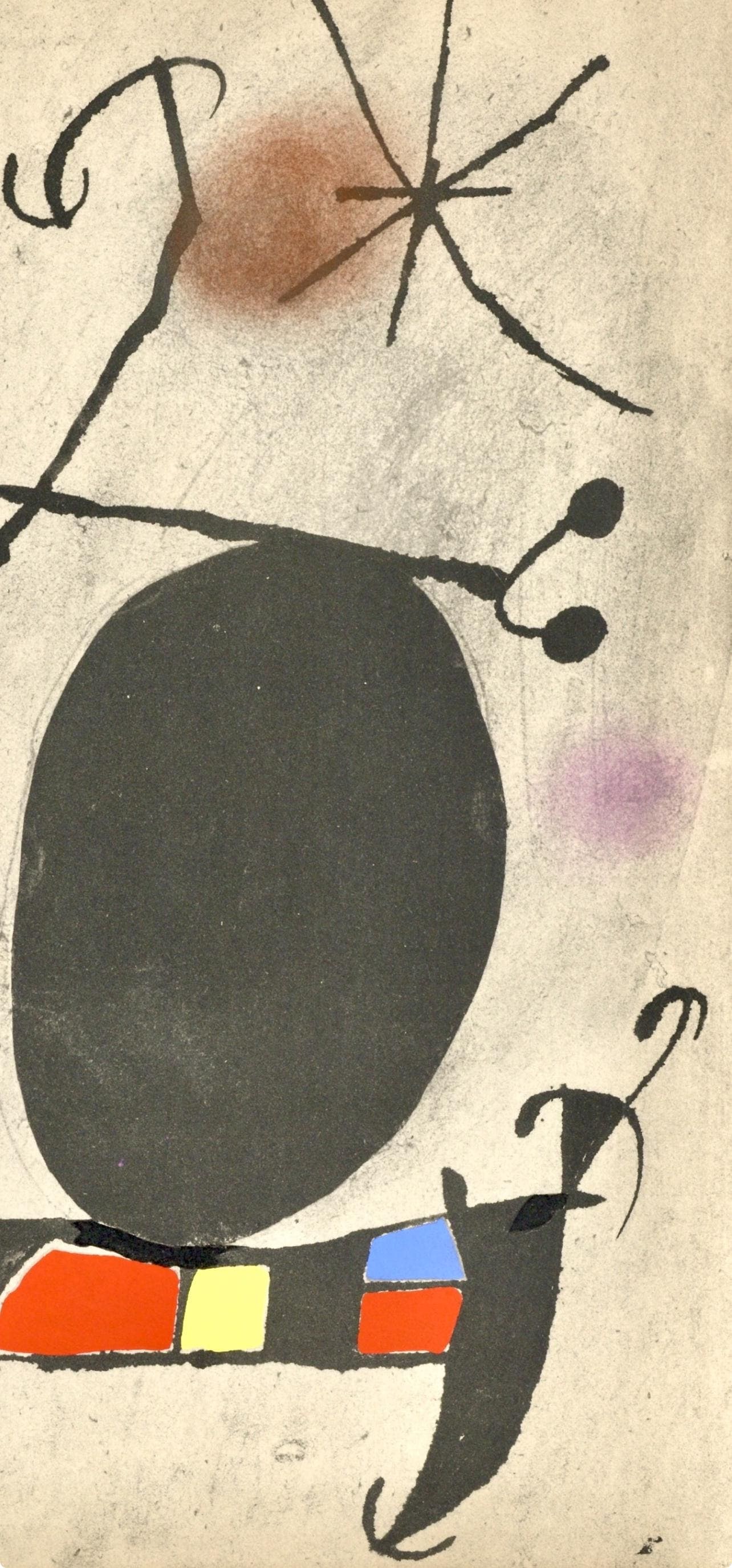 Lithograph - Joan Mir - L'Oiseau solaire - L'Oiseau lunaire - tincelles (Cramer 117; Dupin 447-48) - 4