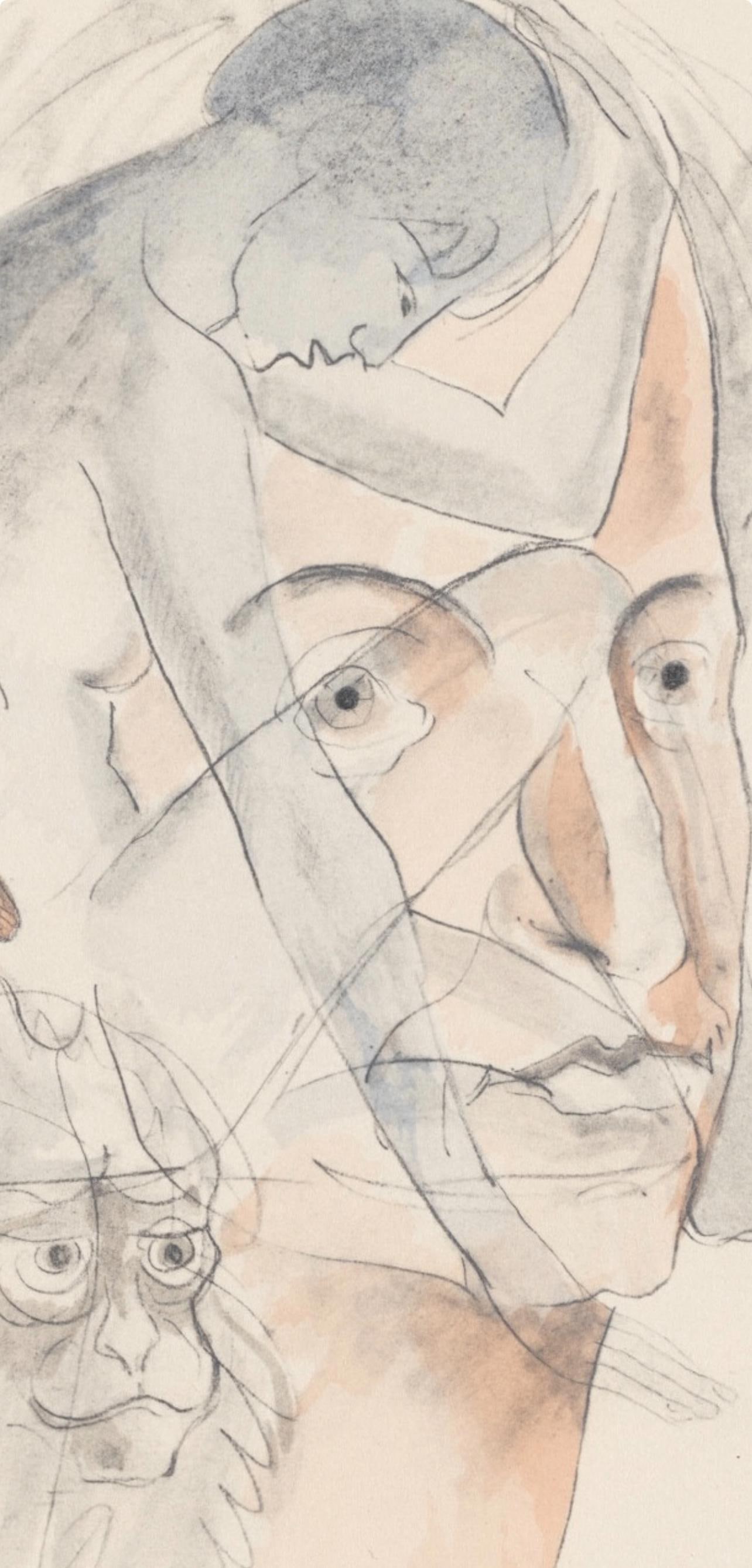 Lithograph - Francis Picabia - Composition - Le Peseur d'mes (The Weigher of Souls) - 3