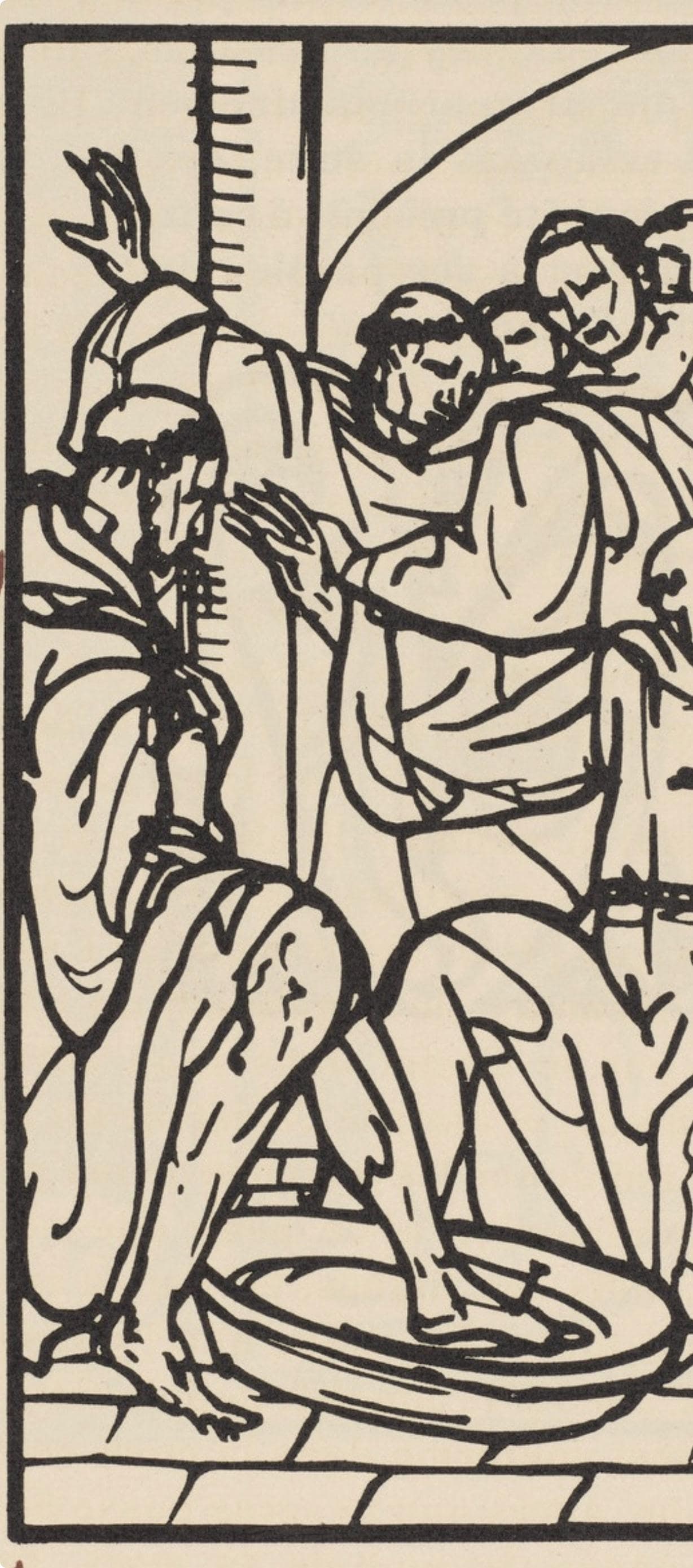 Woodcut - mile Bernard - Composition (Morane - No. 100) - Les Petites Fleurs de St. Franoise - 3