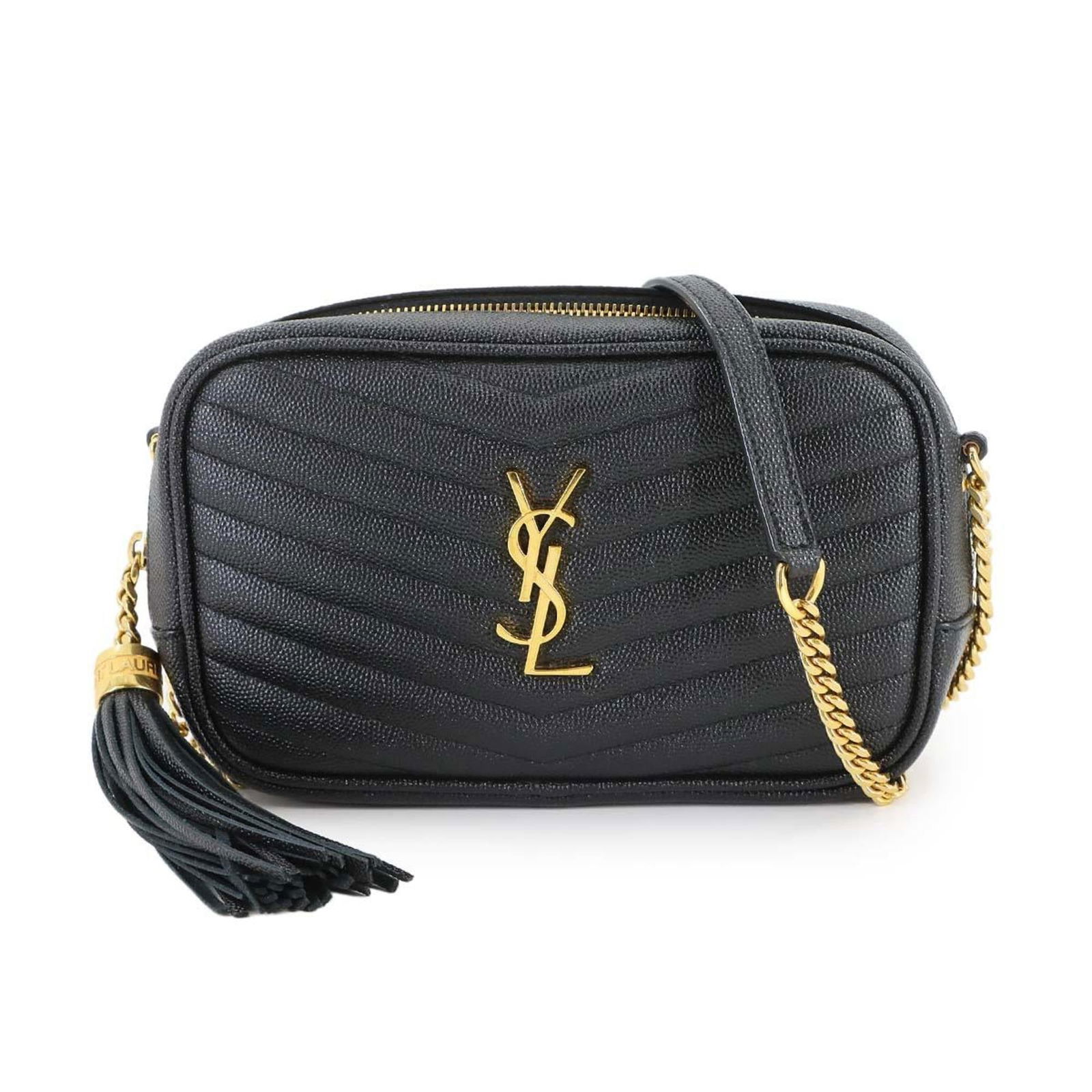 Leather Saint Laurent Shoulder Bag (1 of 10)