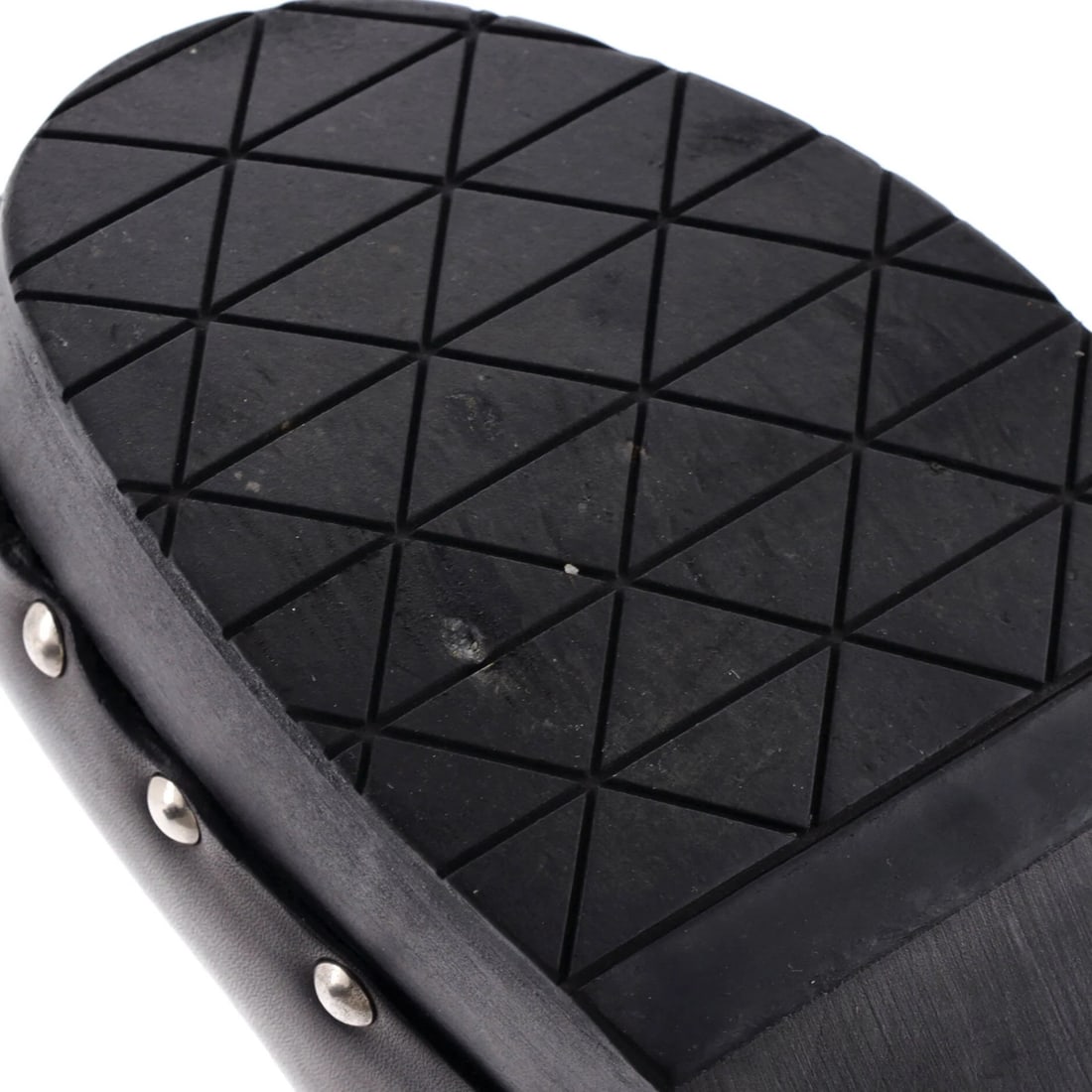 Leather Prada Women's Logo Mule Clogs - 6