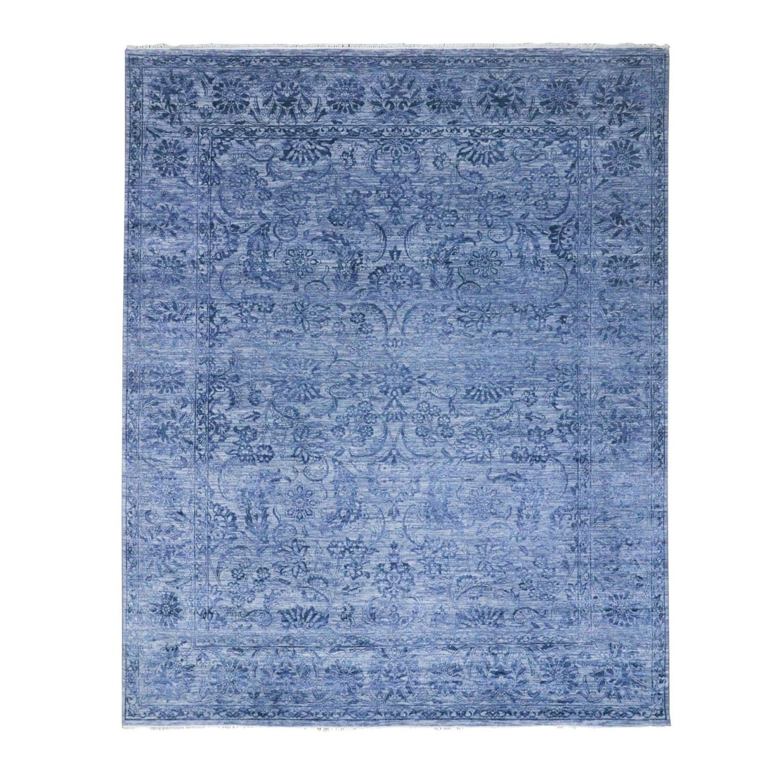 Rug 8'1"x10' Purple Saturated Colors and Design Hand Knotted Wool & Silk: Rug 8'1"x10' Purple Saturated Colors and Design Hand Knotted Wool & Silk This listing features Rug 8'1"x10' Purple Saturated Colors and Design Hand Knotted Wool & Silk. Item specifics are provided