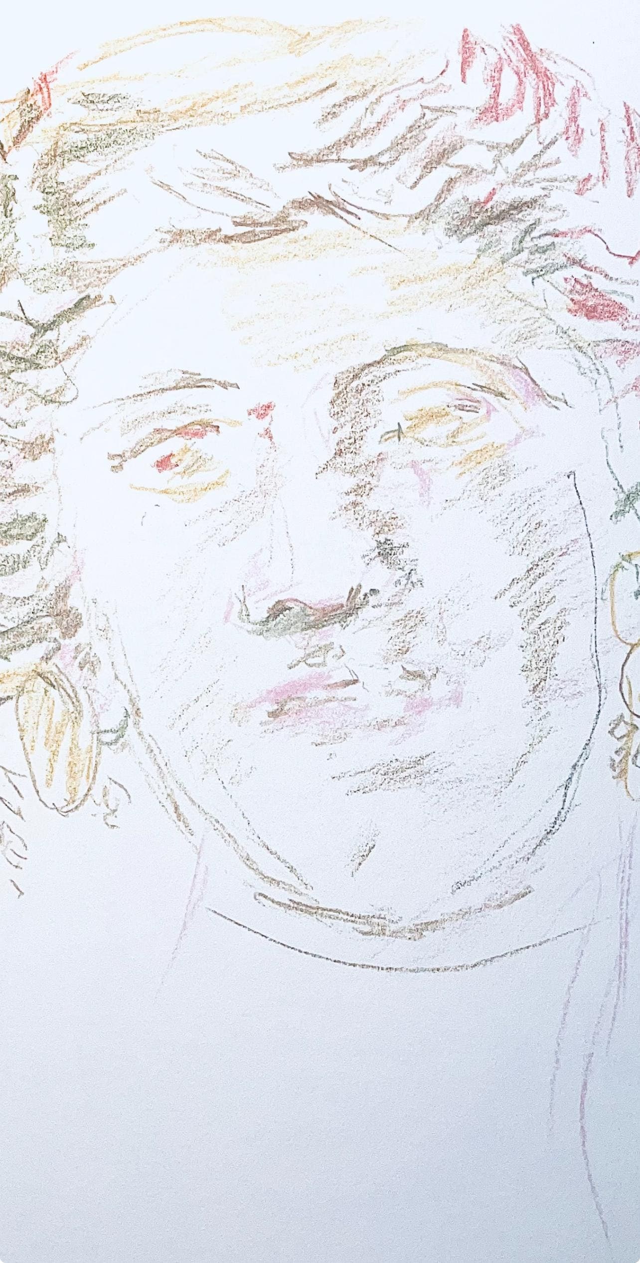 Lithograph - Oskar Kokoschka - Composition - Skizzenbuch der Italienischen Reise 1963 - 2