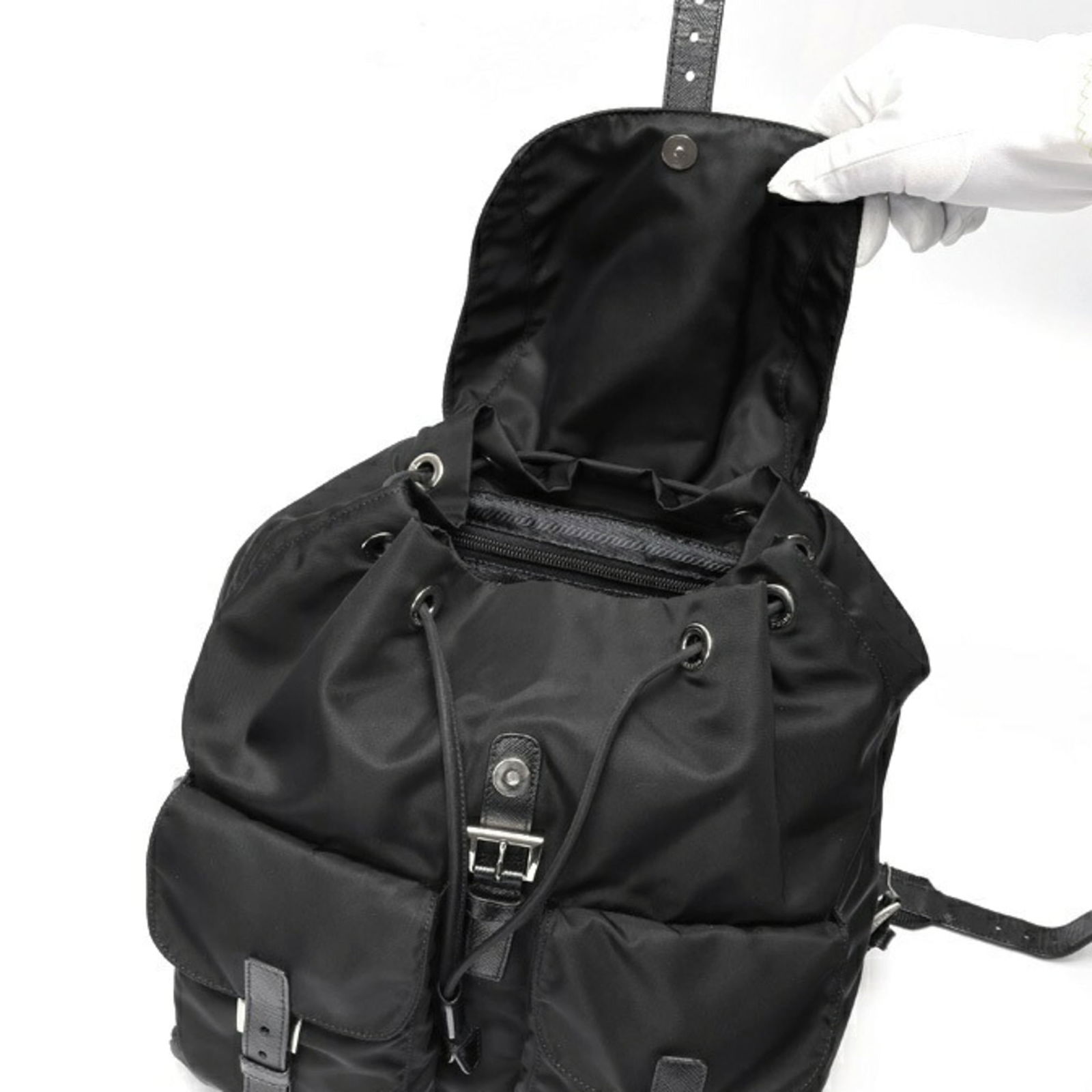Leather - Prada Backpack Fabric - 6