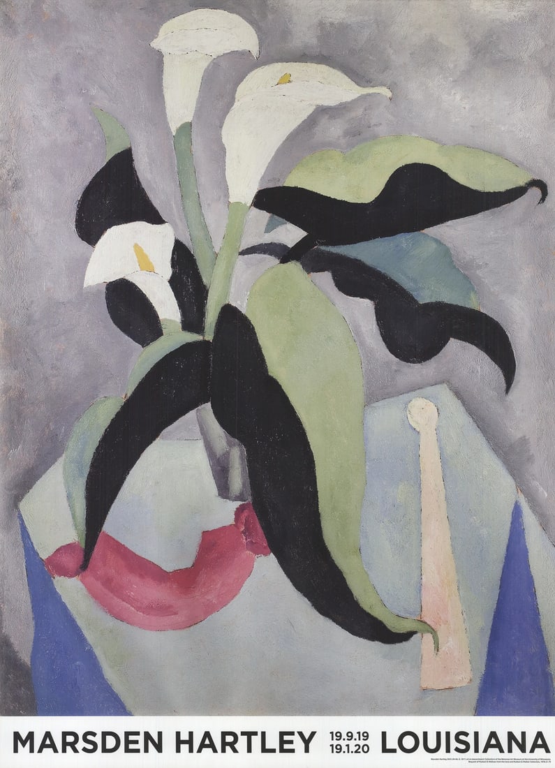 Contempor MARSDEN HARTLEY Still Life No. 9 30.75" x 23.5" Offset Lithograph 2019 (1 of 4)