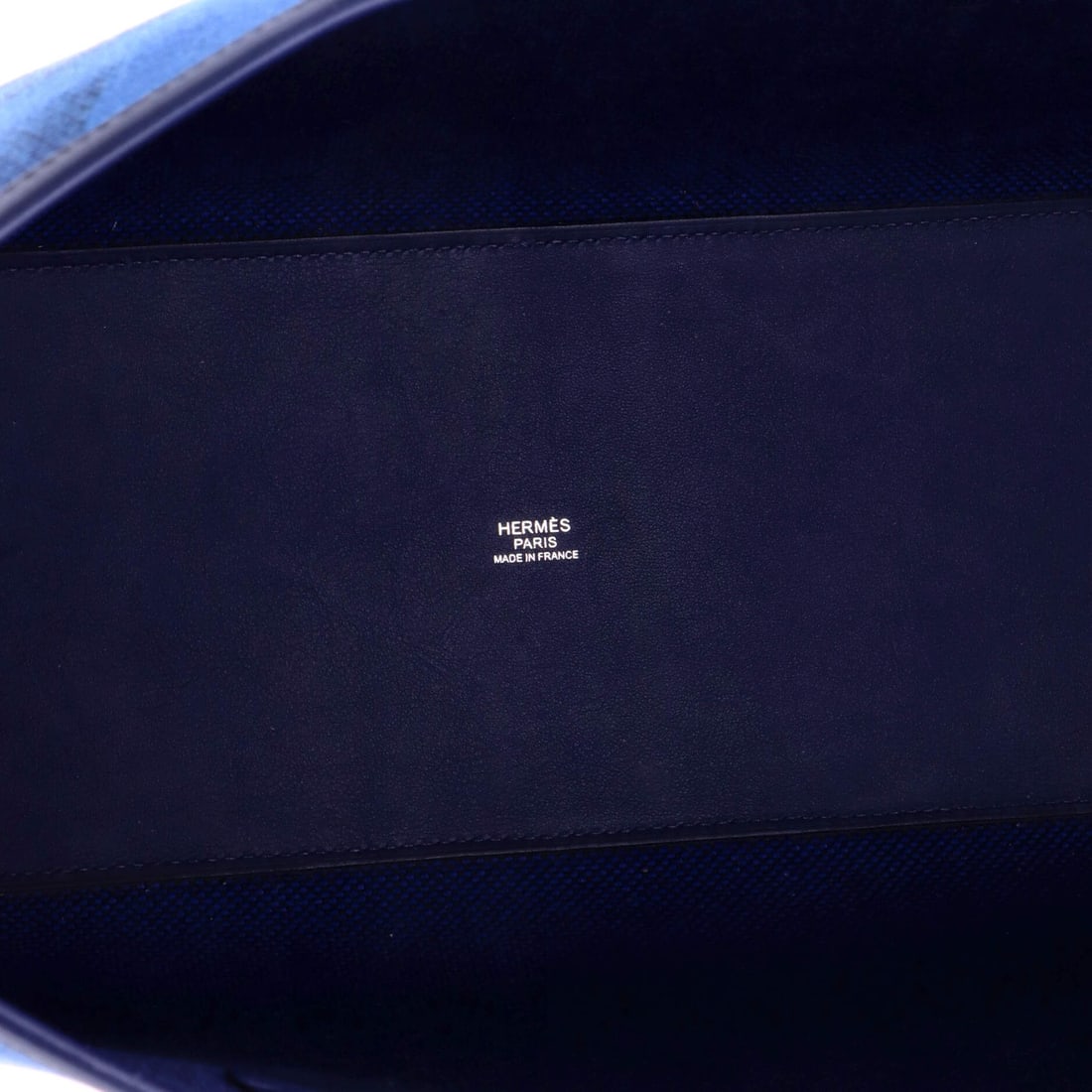 40 Hermes Cabas H en Biais Tote Canvas with Leather - 5