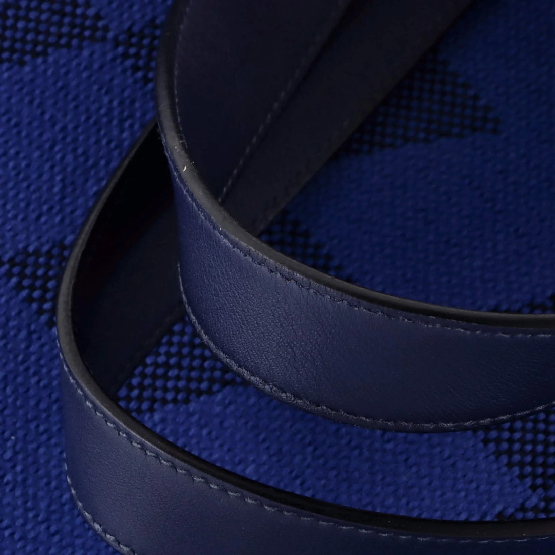 40 Hermes Cabas H en Biais Tote Canvas with Leather - 7