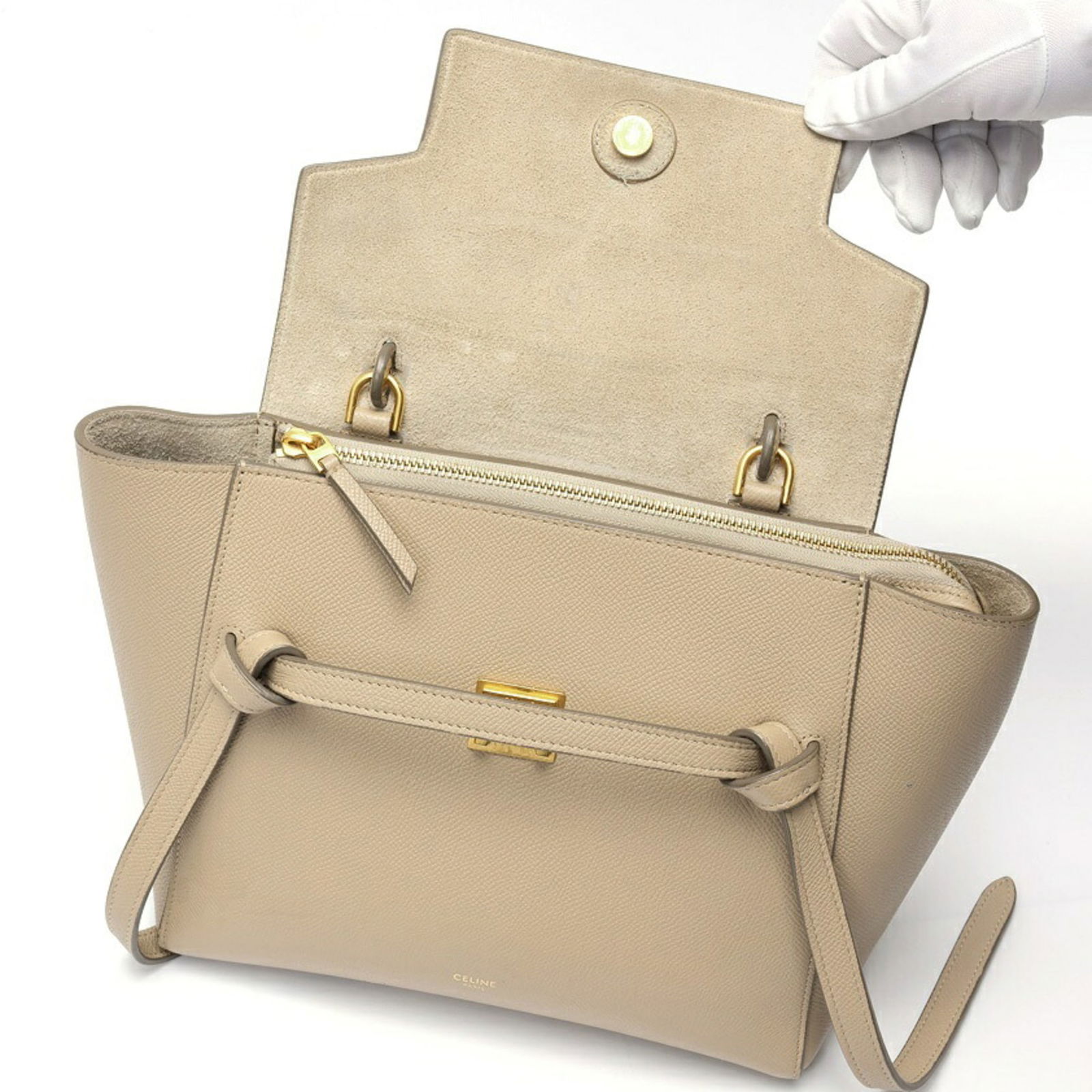 Shoulder Bag Leather - Celine Handbag - 7