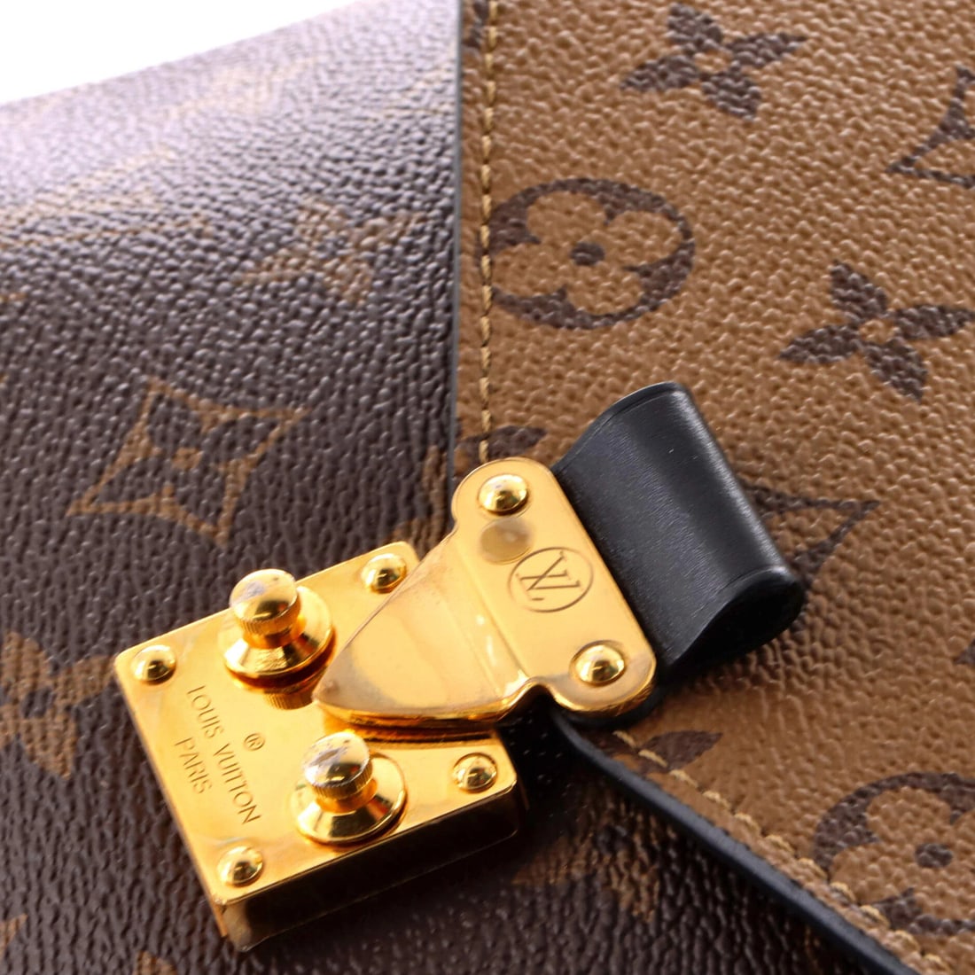 Canvas Louis Vuitton Pochette Metis Reverse Monogram - 7