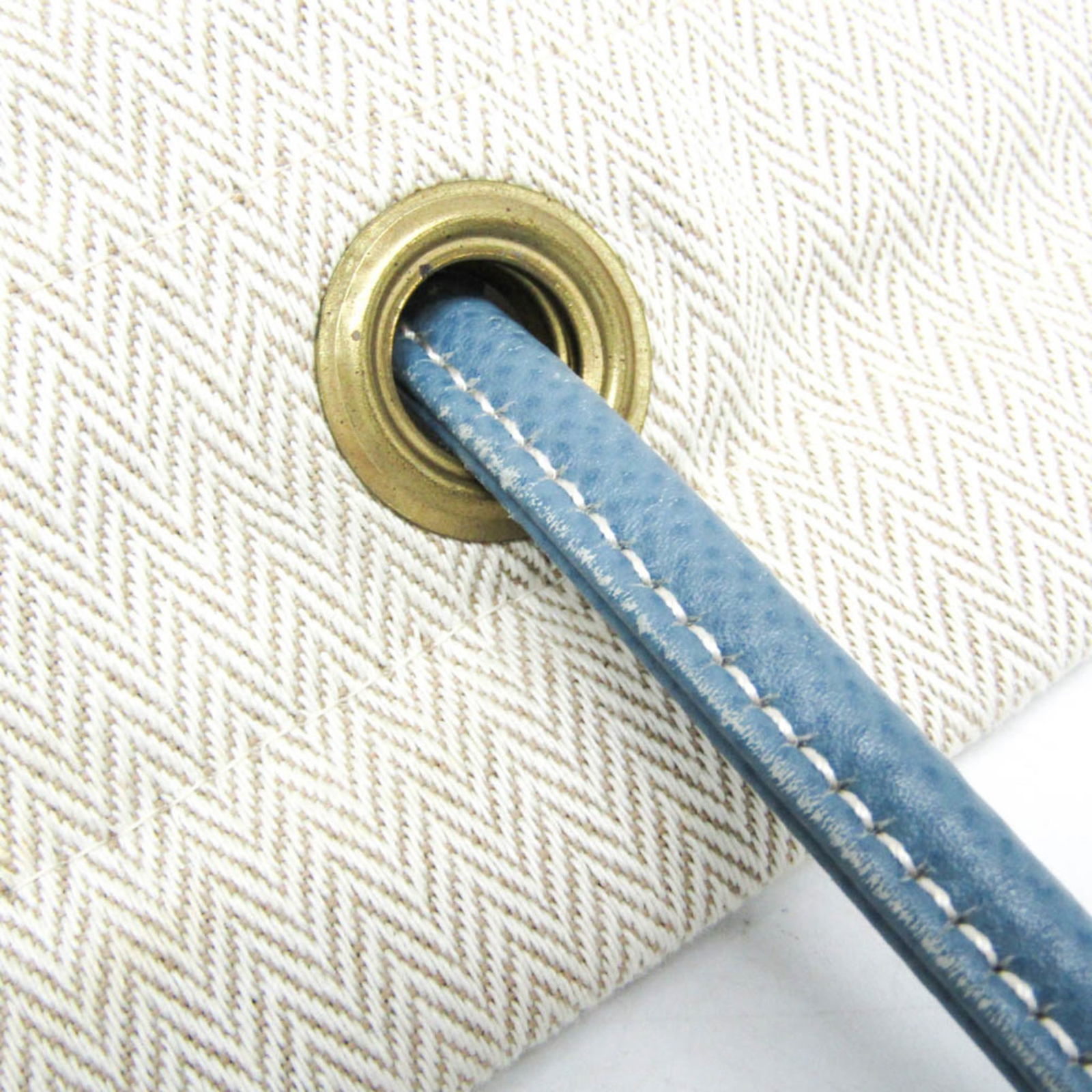 Leather - Hermes Shoulder Bag Toile Chevron - 10