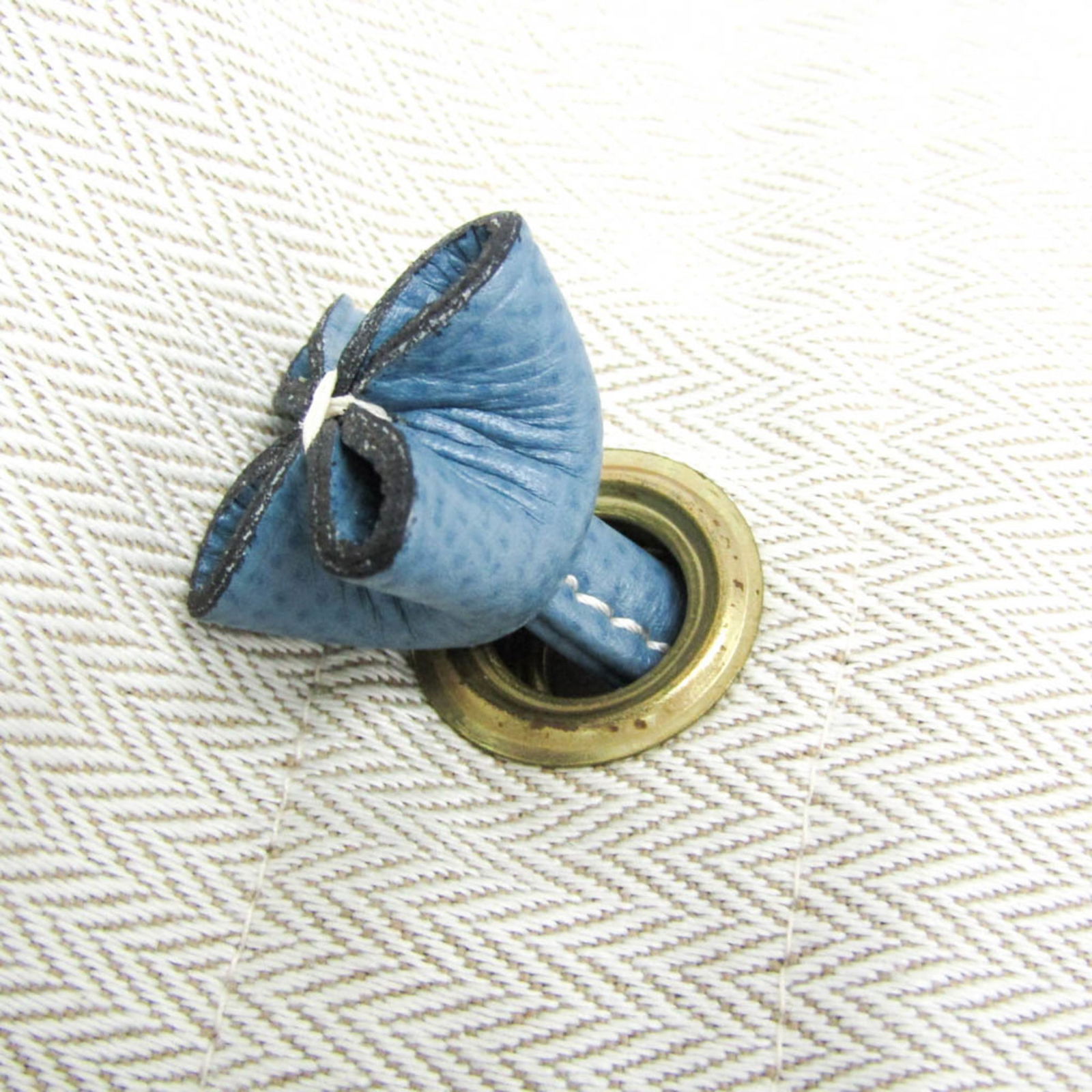 Leather - Hermes Shoulder Bag Toile Chevron - 13