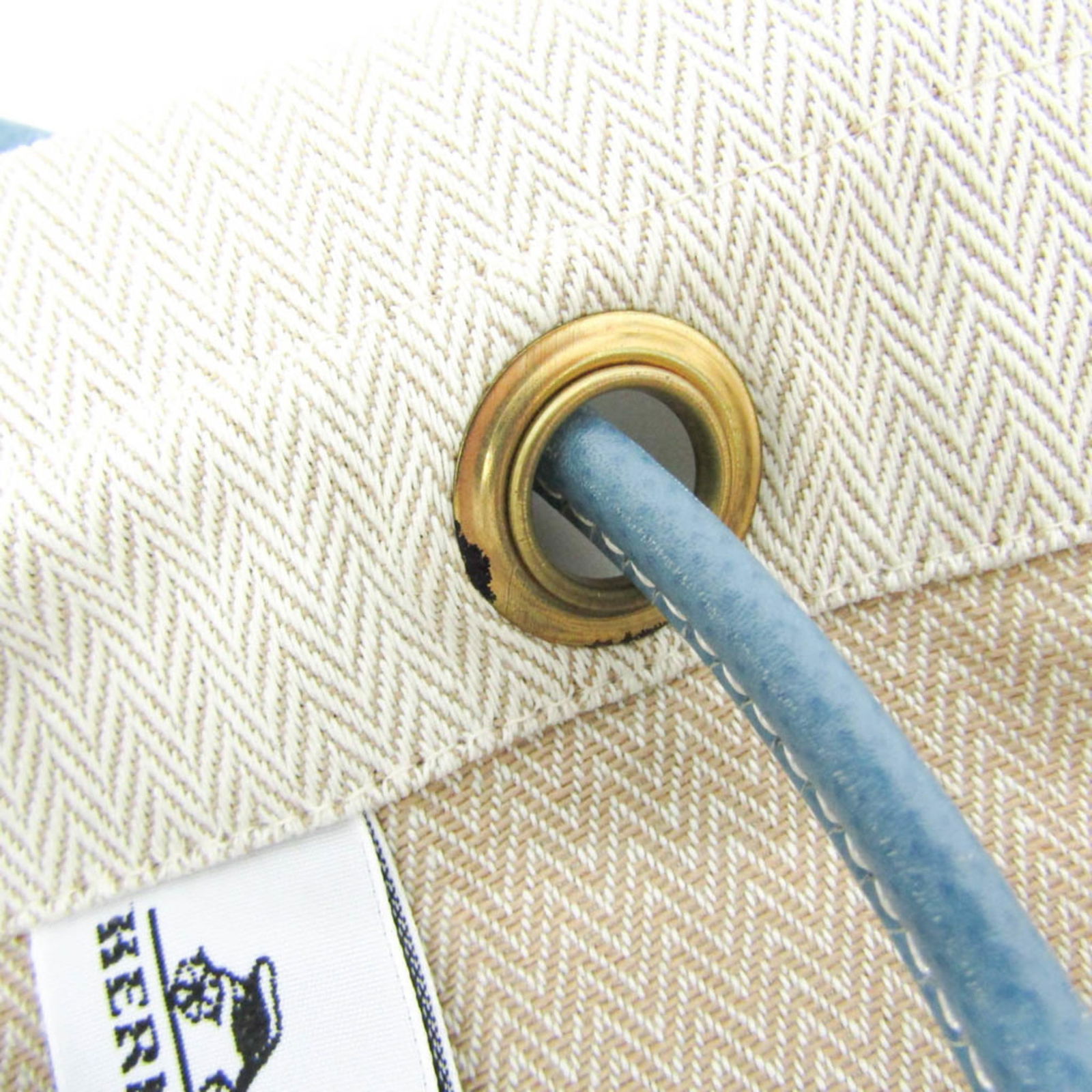 Leather - Hermes Shoulder Bag Toile Chevron - 14