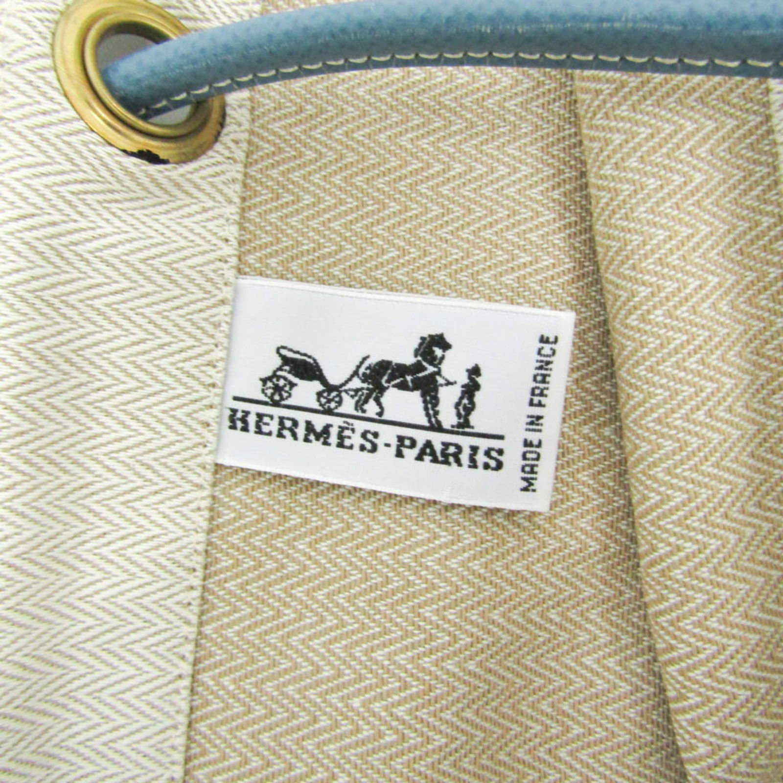 Leather - Hermes Shoulder Bag Toile Chevron - 15