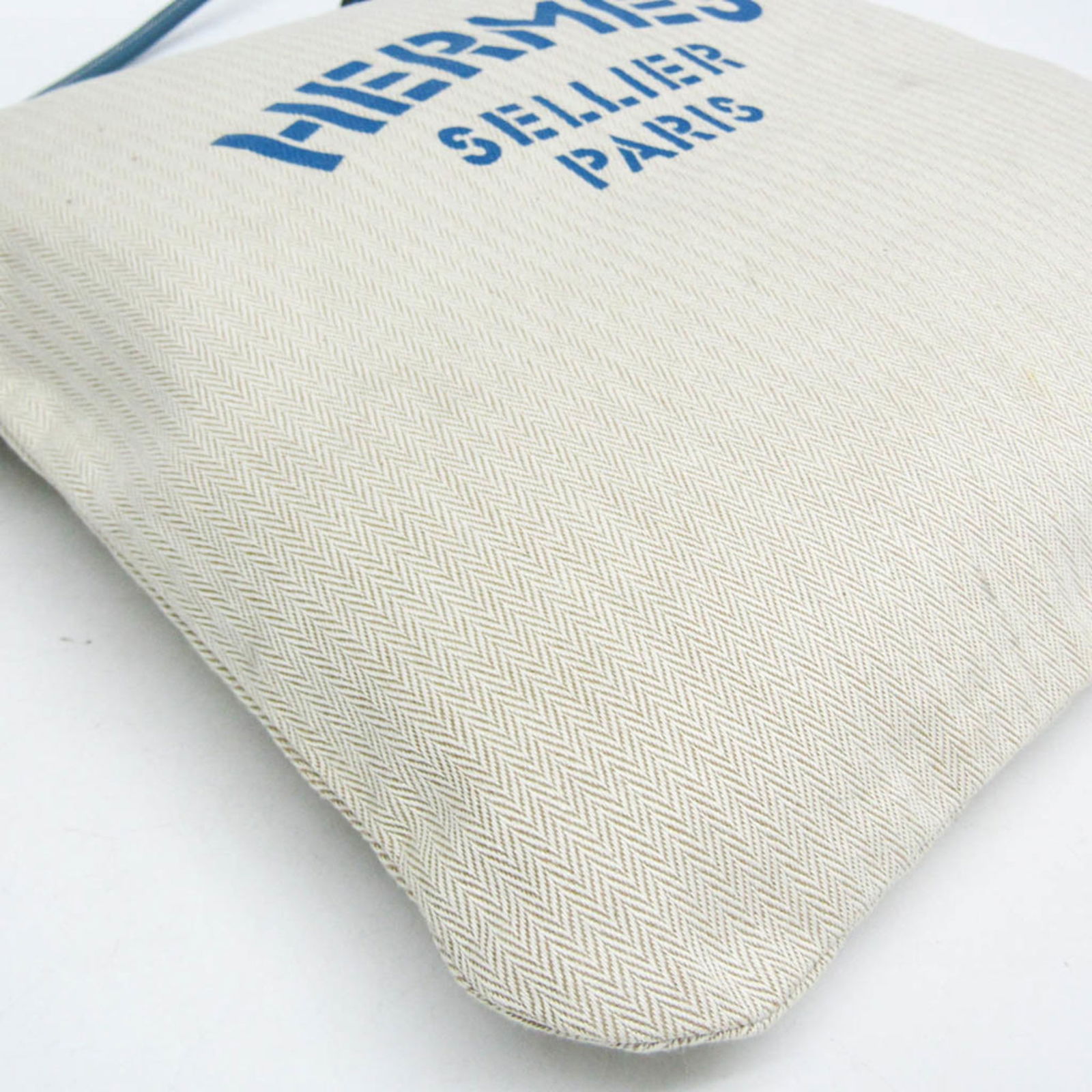 Leather - Hermes Shoulder Bag Toile Chevron - 6