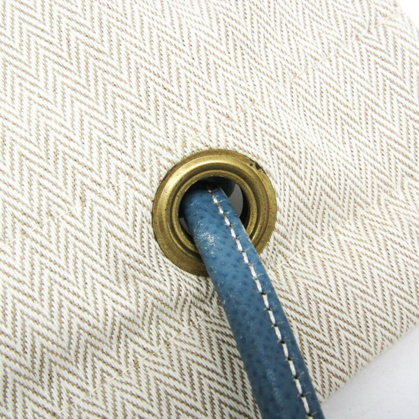 Leather - Hermes Shoulder Bag Toile Chevron - 8