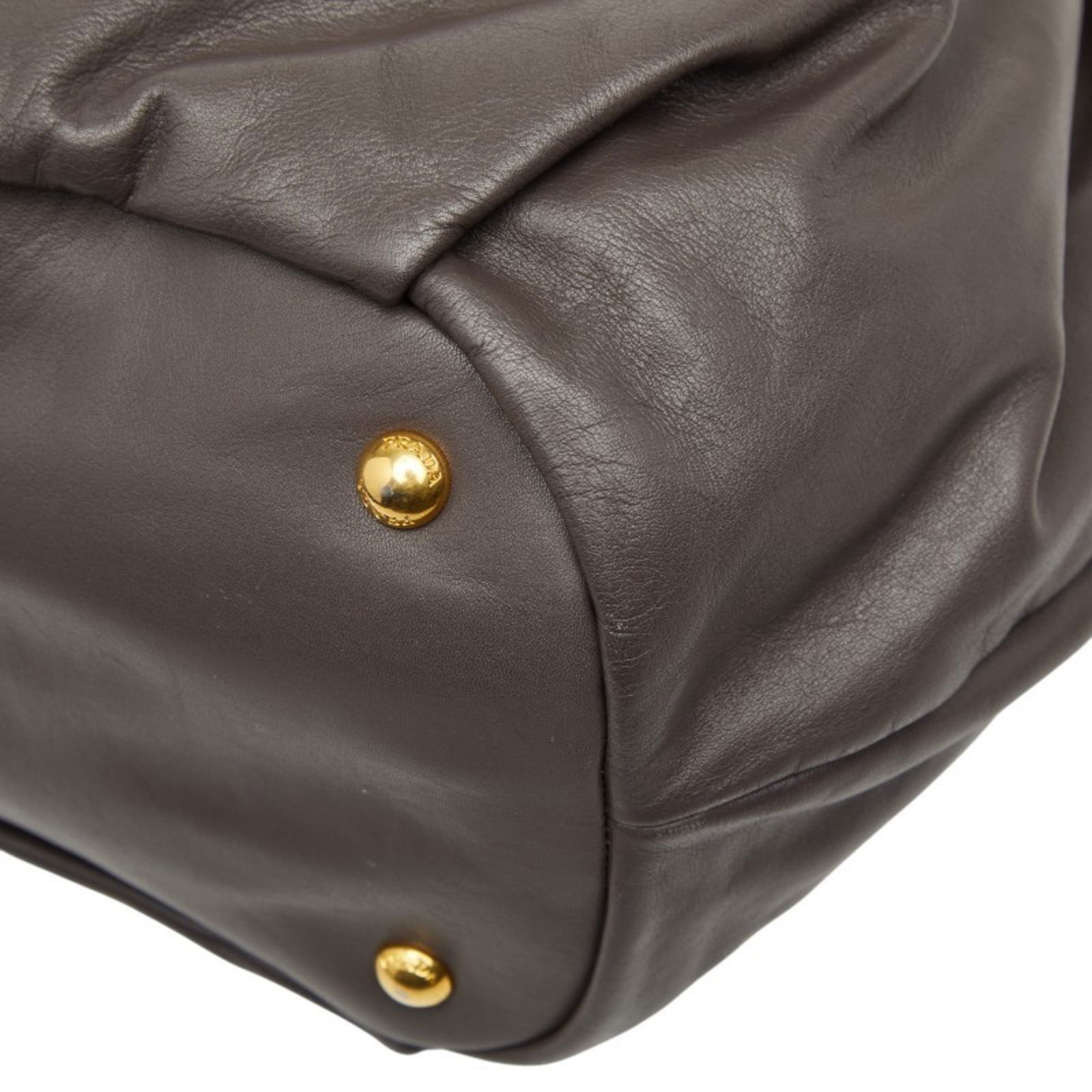 Tote Bag Leather - Prada Shoulder Bag - 6