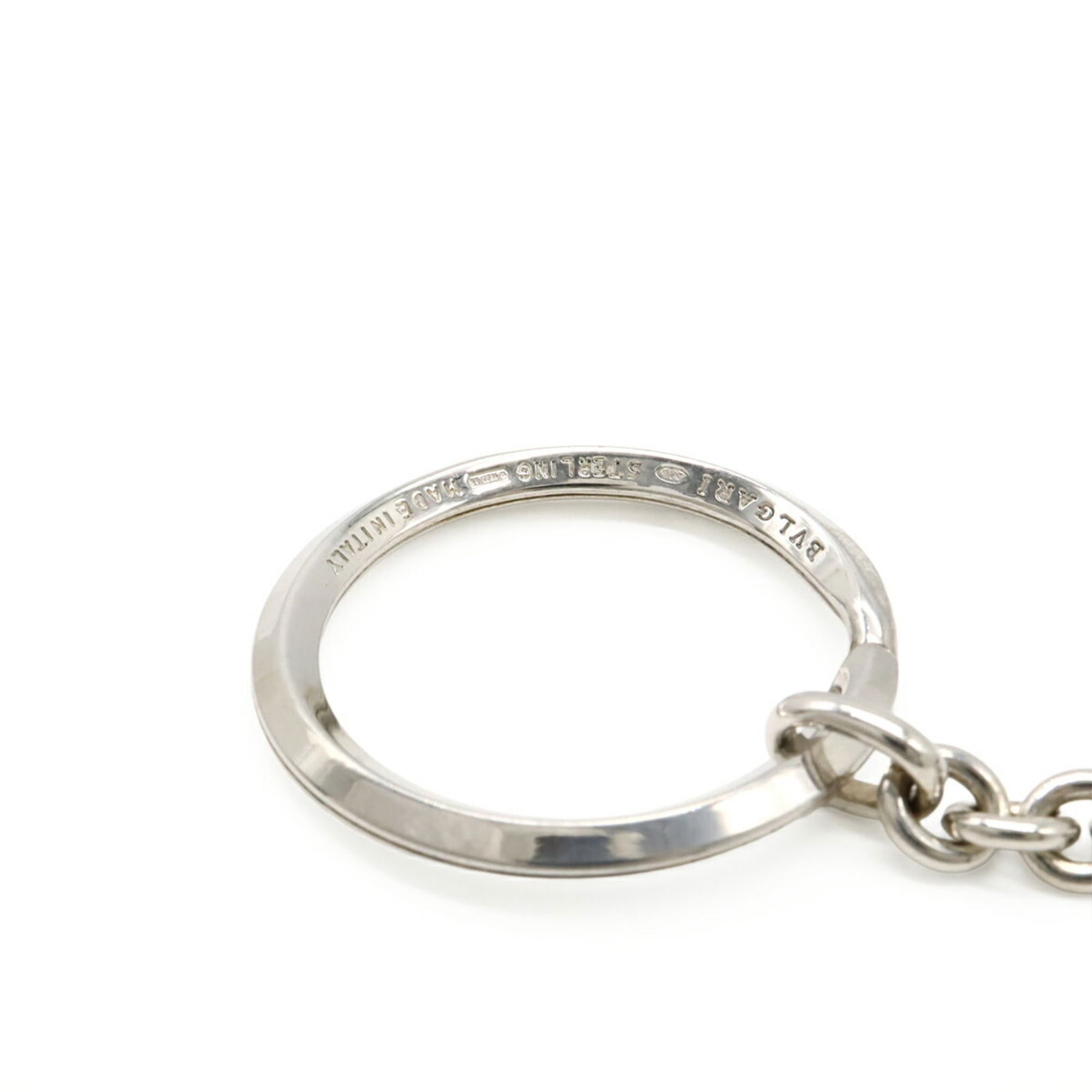 925 Bvlgari Keyring Silver - 6