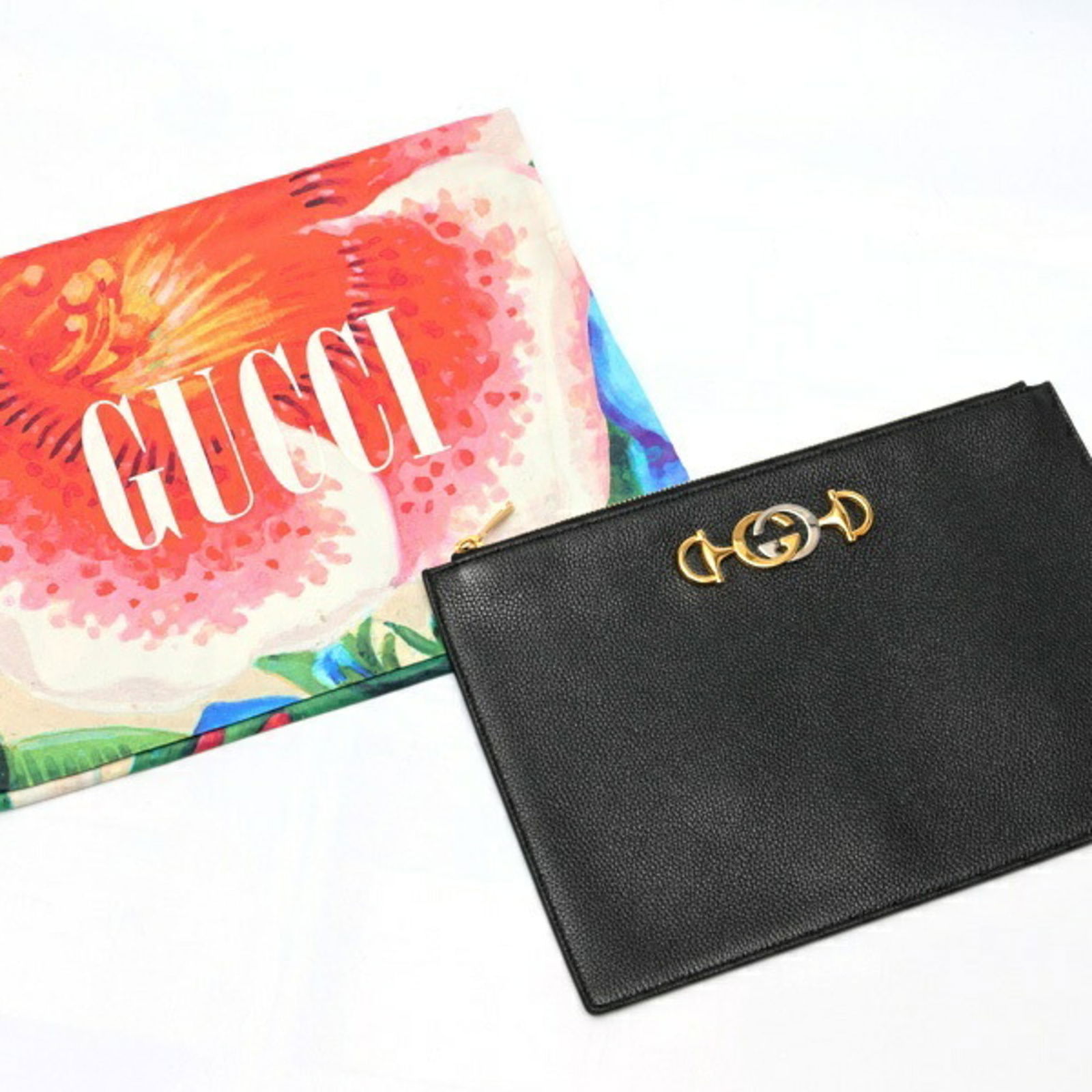 Pouch Leather - Gucci Clutch Bag - 6