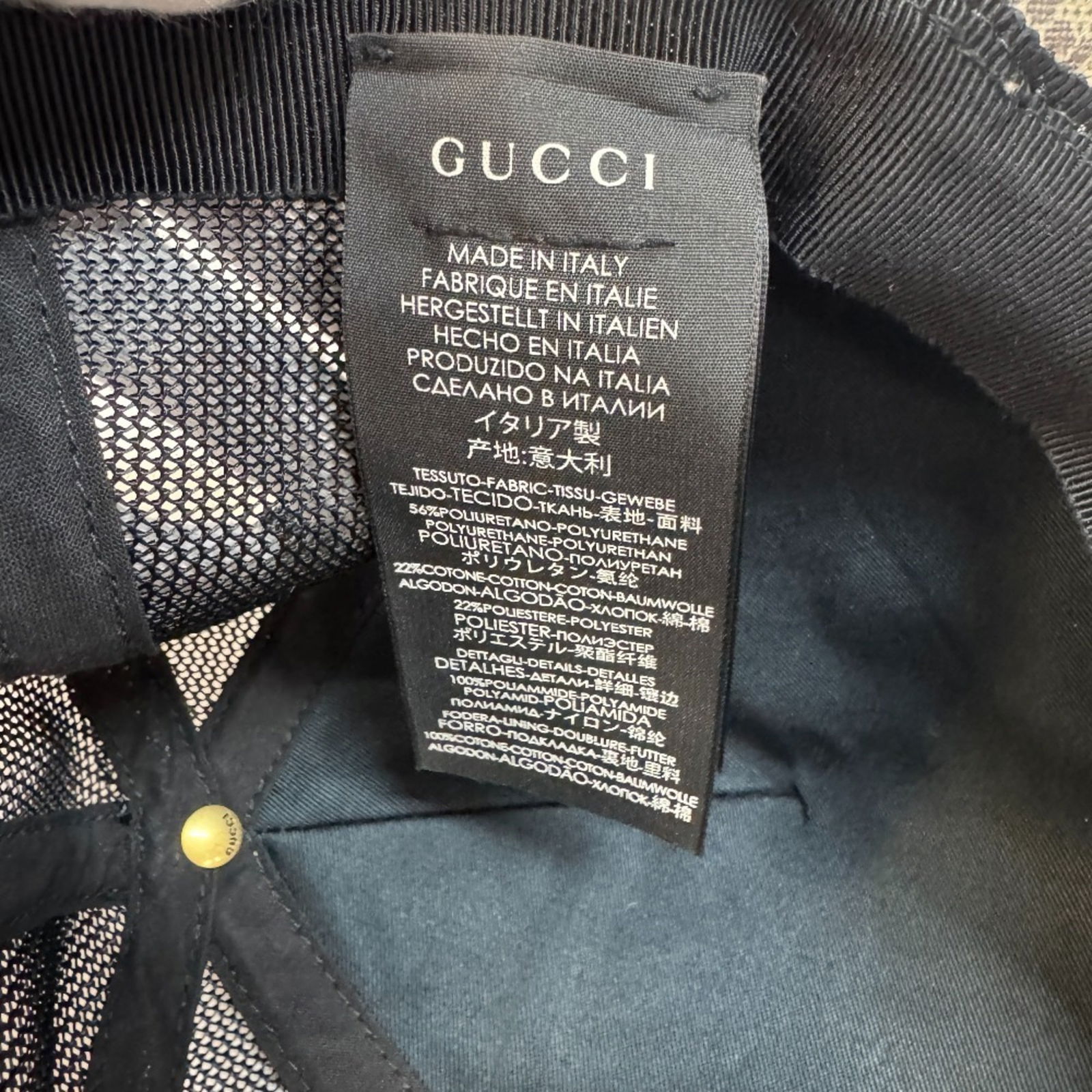 Elastane - Gucci Cap Gg Supreme - 9