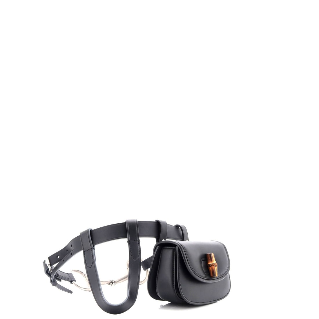 Mini Gucci Bamboo 1947 Belt Bag Leather - 2