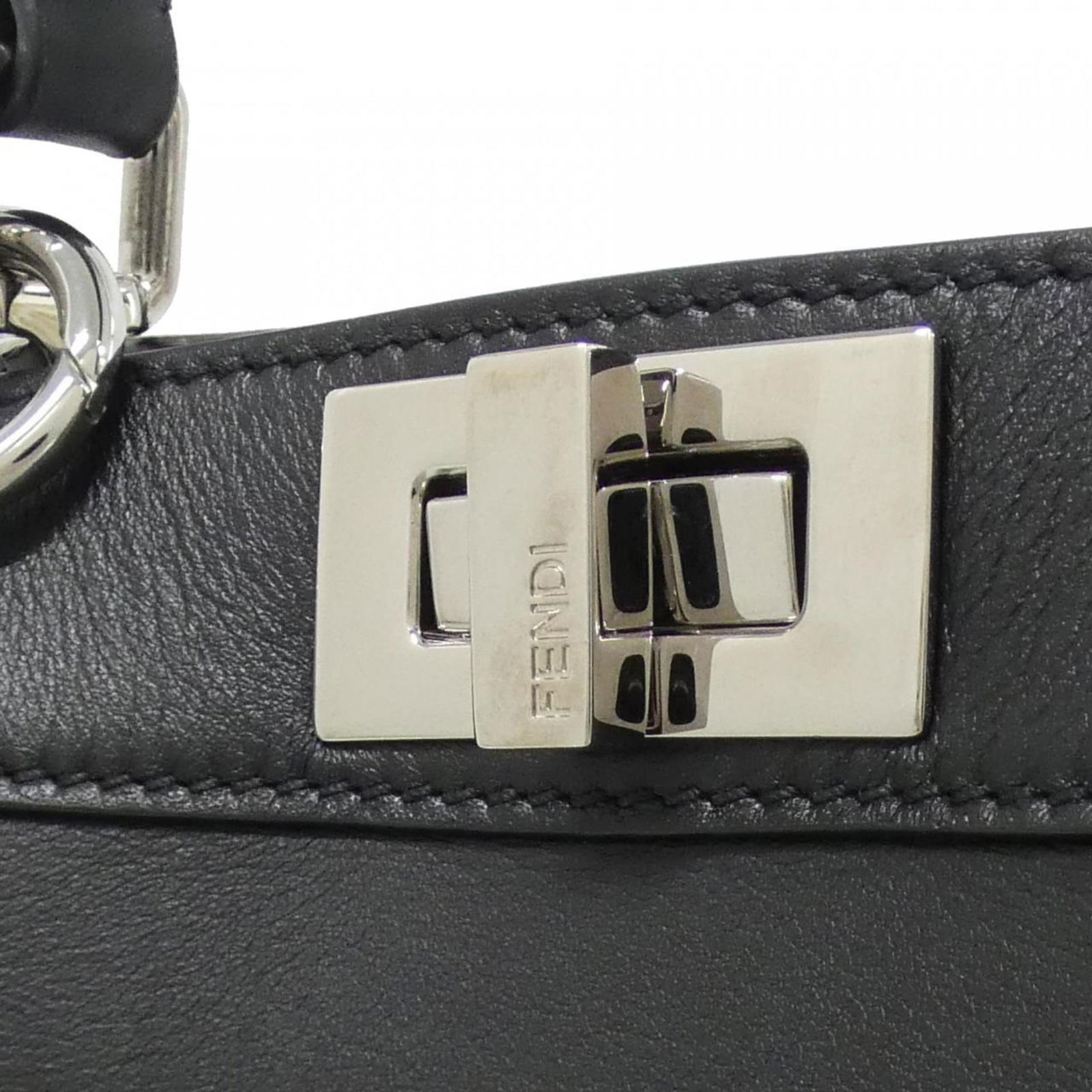 Leather Fendi Handbag - 4