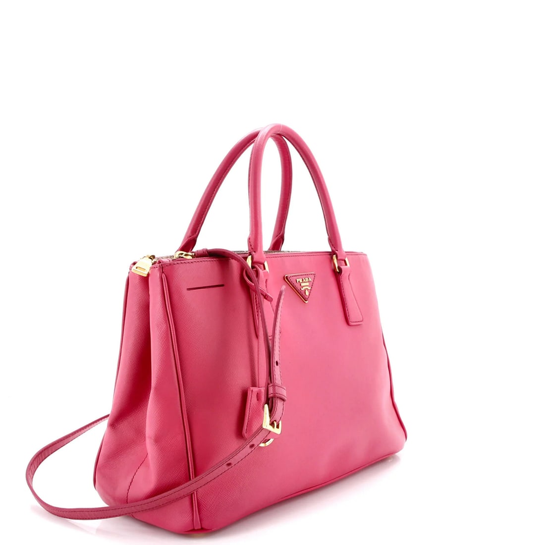 Medium Prada Galleria Double Zip Tote Saffiano Leather - 2