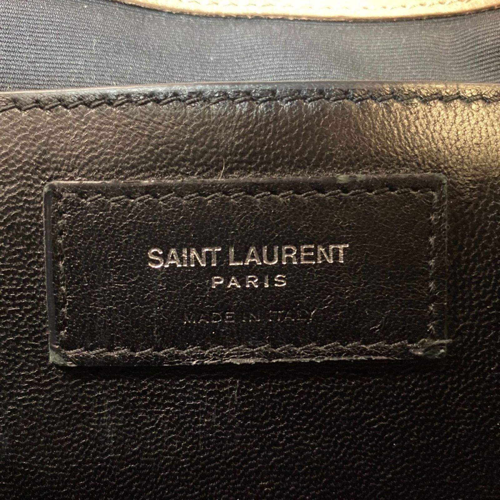 Leather Saint Laurent Shoulder Bag - 11