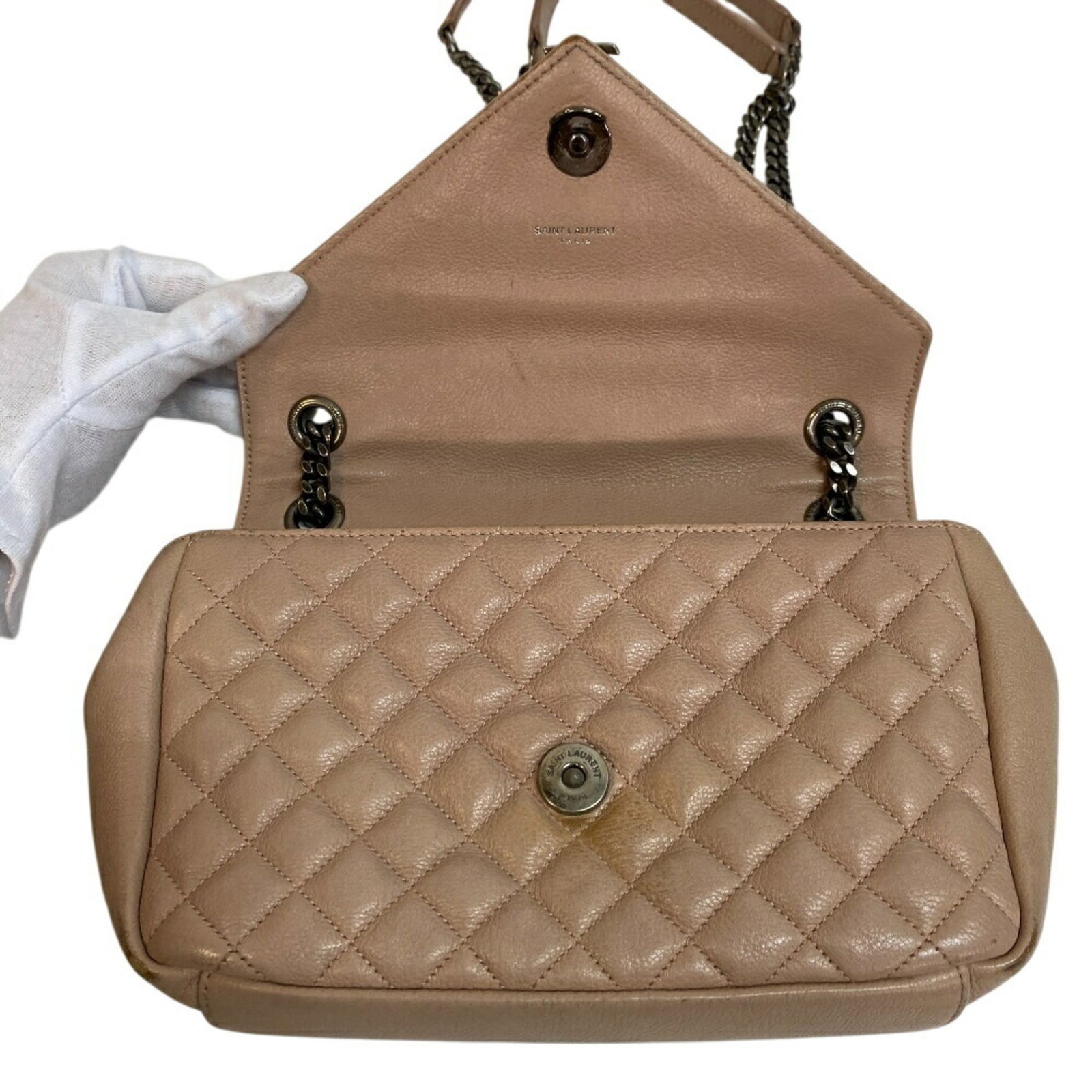 Leather Saint Laurent Shoulder Bag - 9