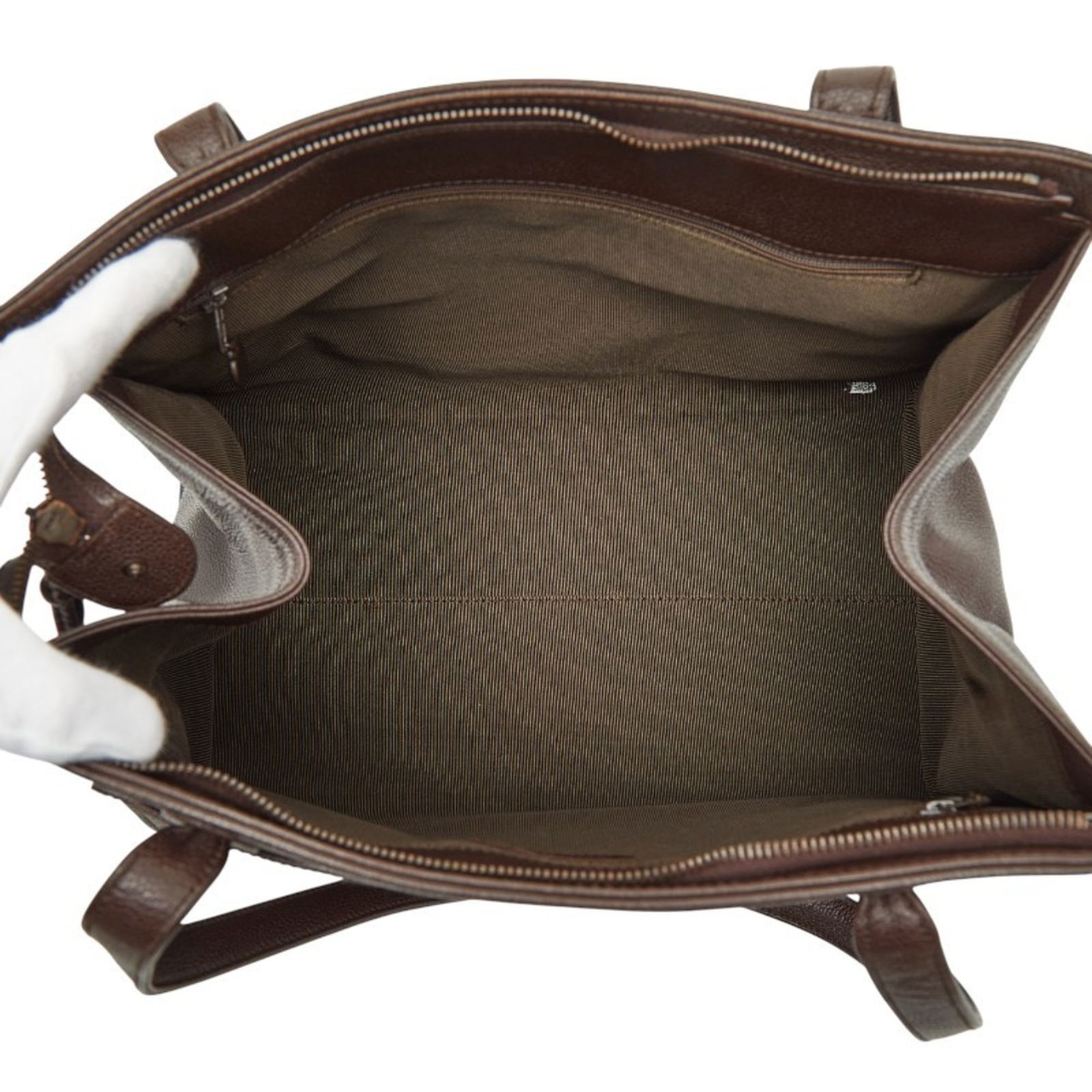 Calfskin Chanel Tote Bag Grained - 8