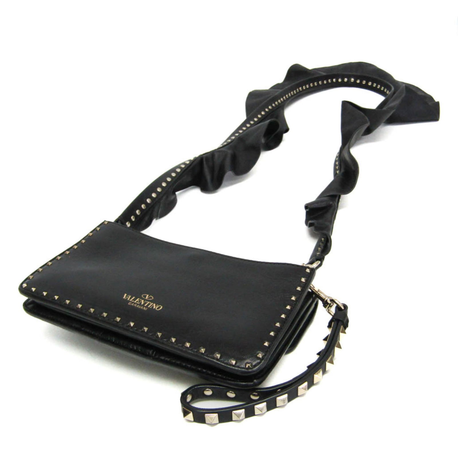 Leather Valentino Garavani Chain/ Shoulder Wallet - 2