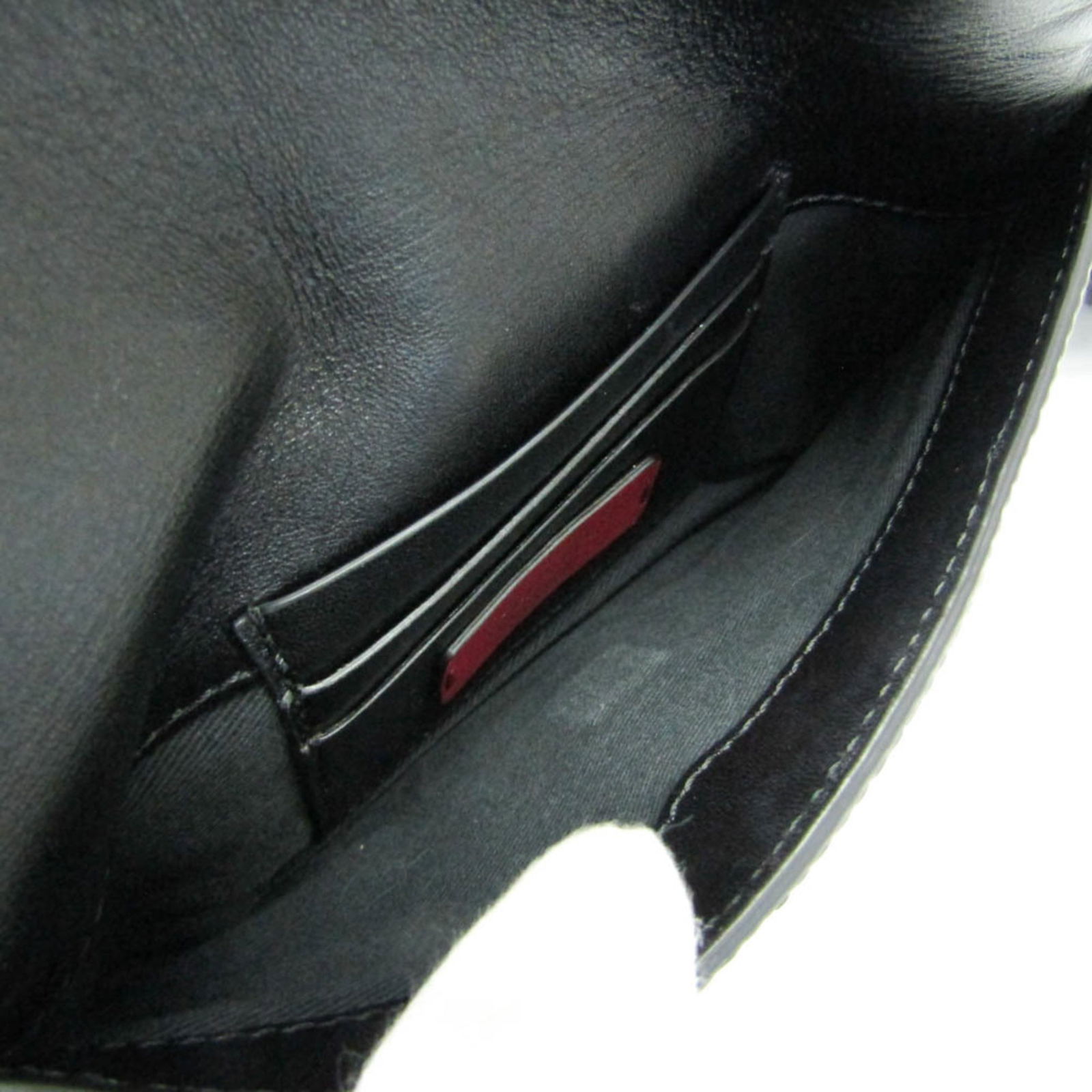 Leather Valentino Garavani Chain/ Shoulder Wallet - 3