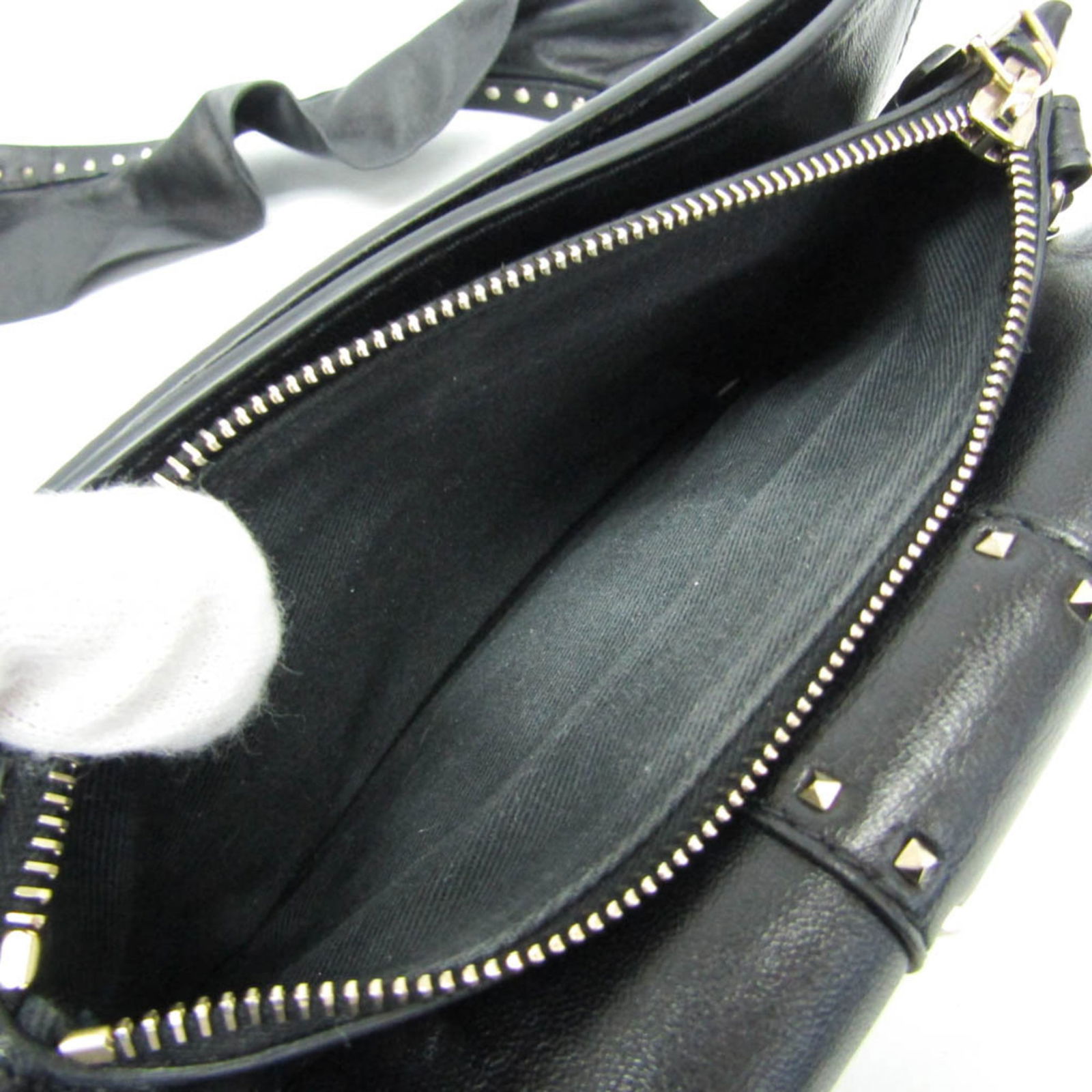 Leather Valentino Garavani Chain/ Shoulder Wallet - 4