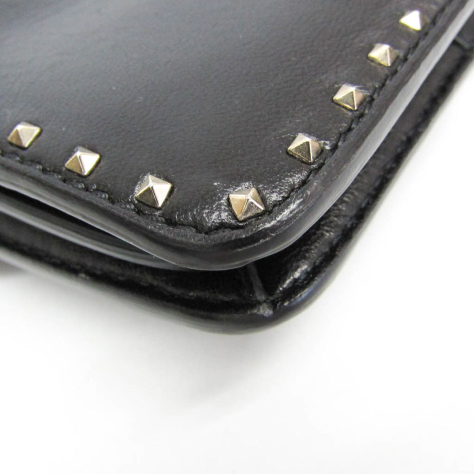 Leather Valentino Garavani Chain/ Shoulder Wallet - 6