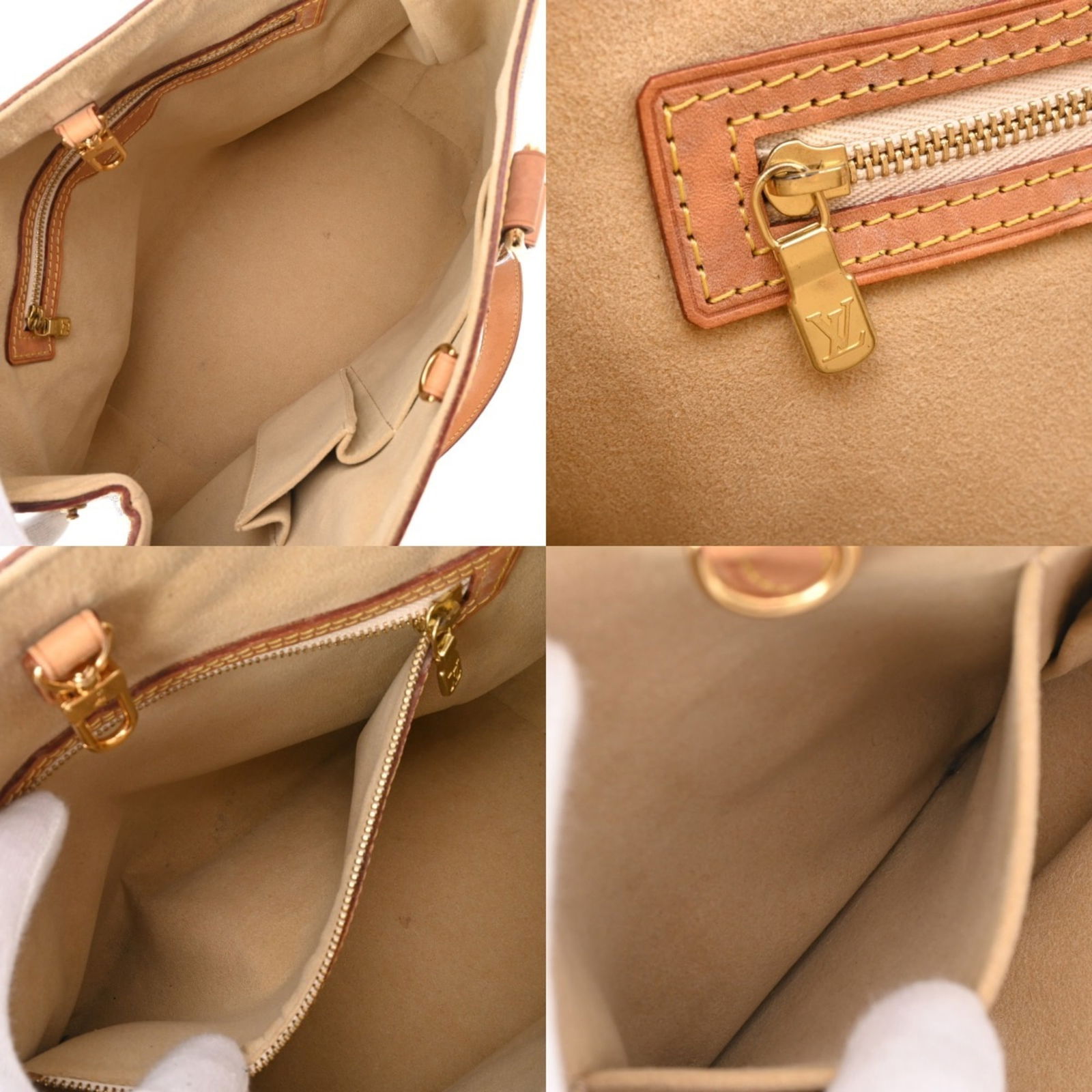 Canvas - Louis Vuitton Handbag Damier Azur - 10