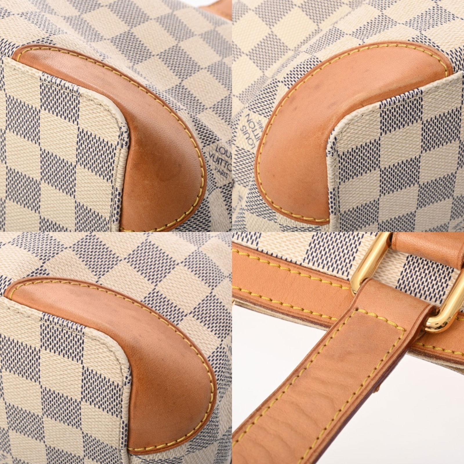 Canvas - Louis Vuitton Handbag Damier Azur - 8