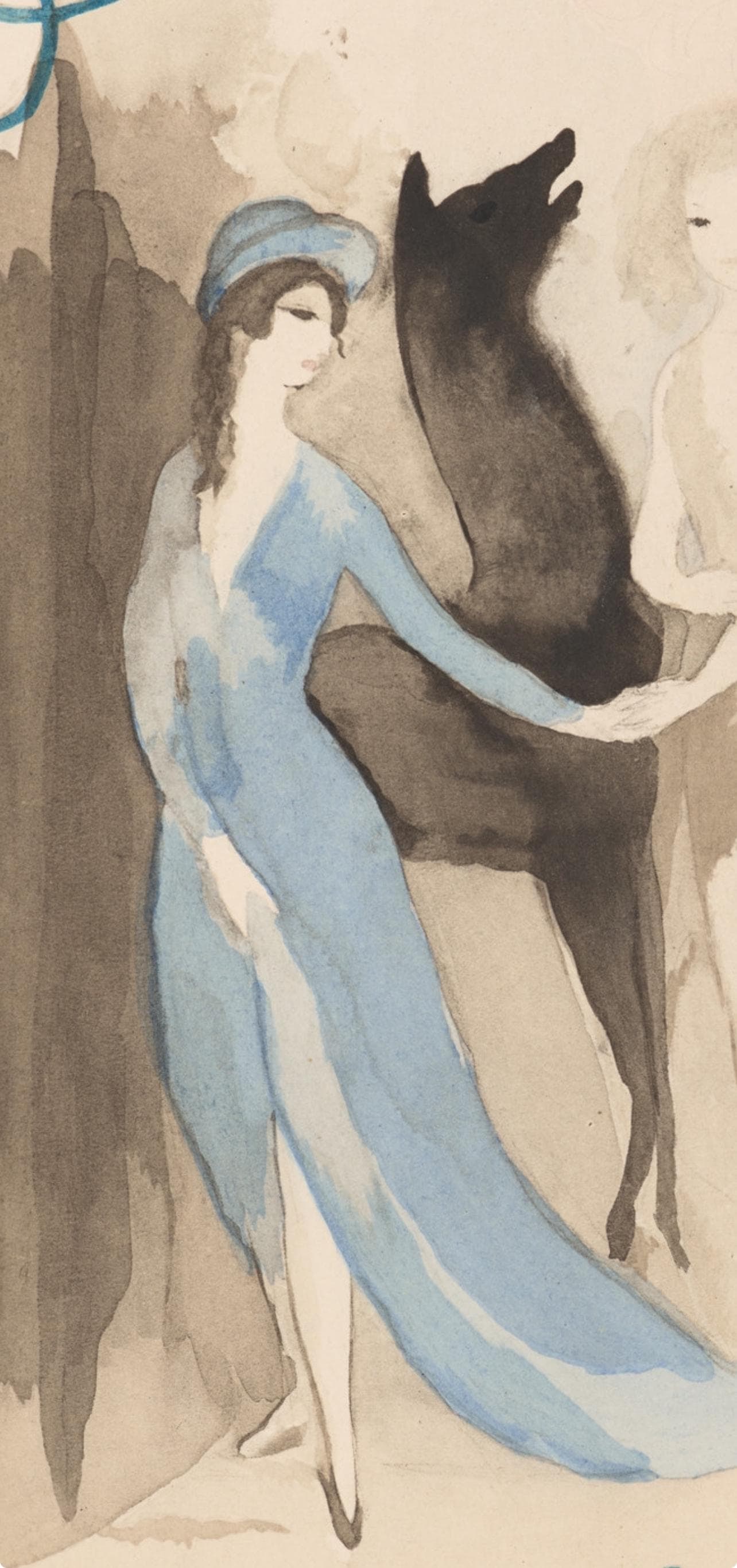 Lithograph - Marie Laurencin - Composition - Les Biches - 4