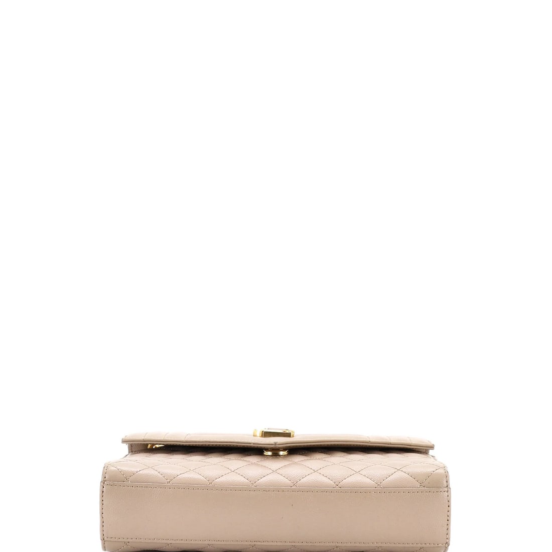 Medium Saint Laurent Classic Monogram Envelope Satchel Mixed Matelasse Leather - 4