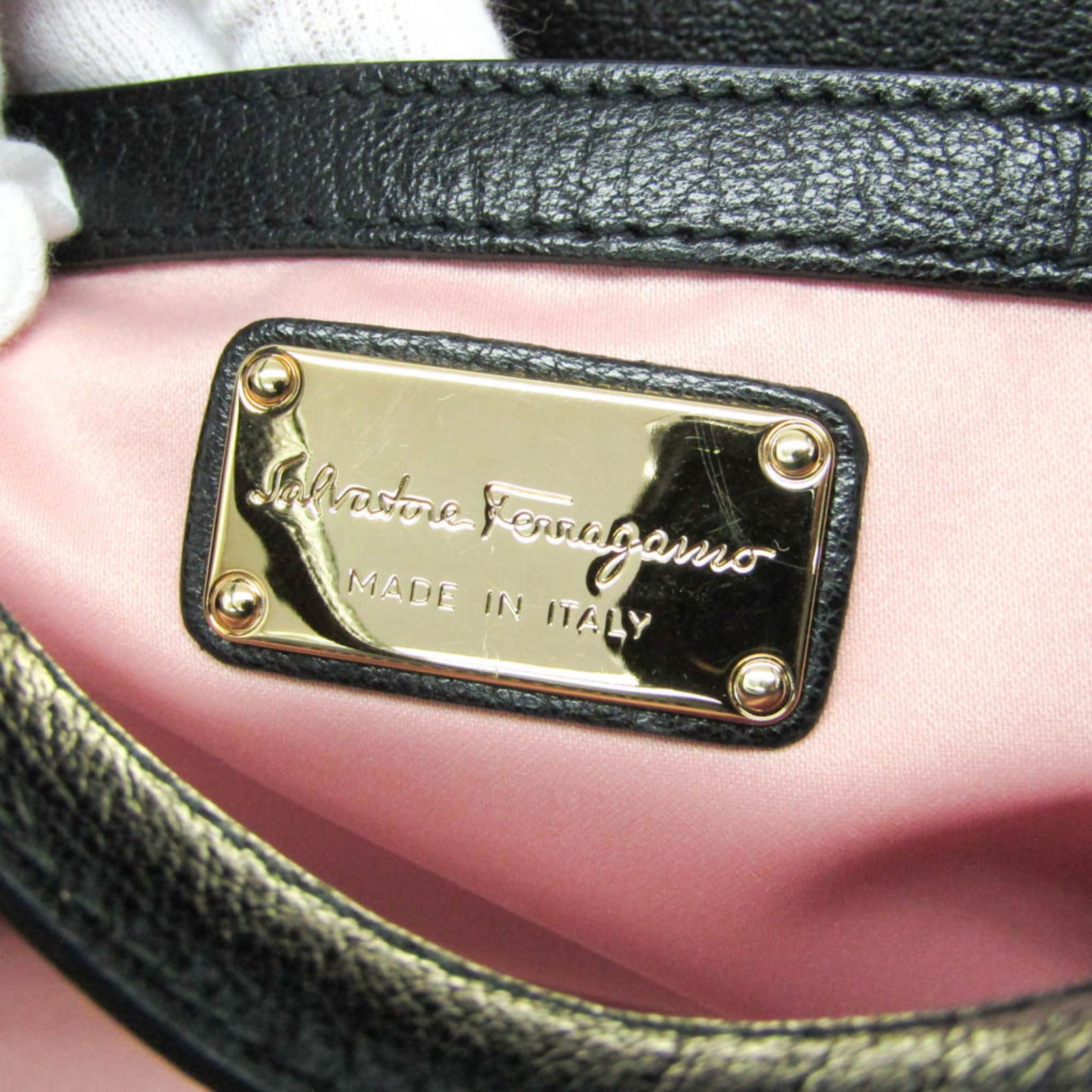 Denim - Salvatore Ferragamo Tote Bag Leather - 12