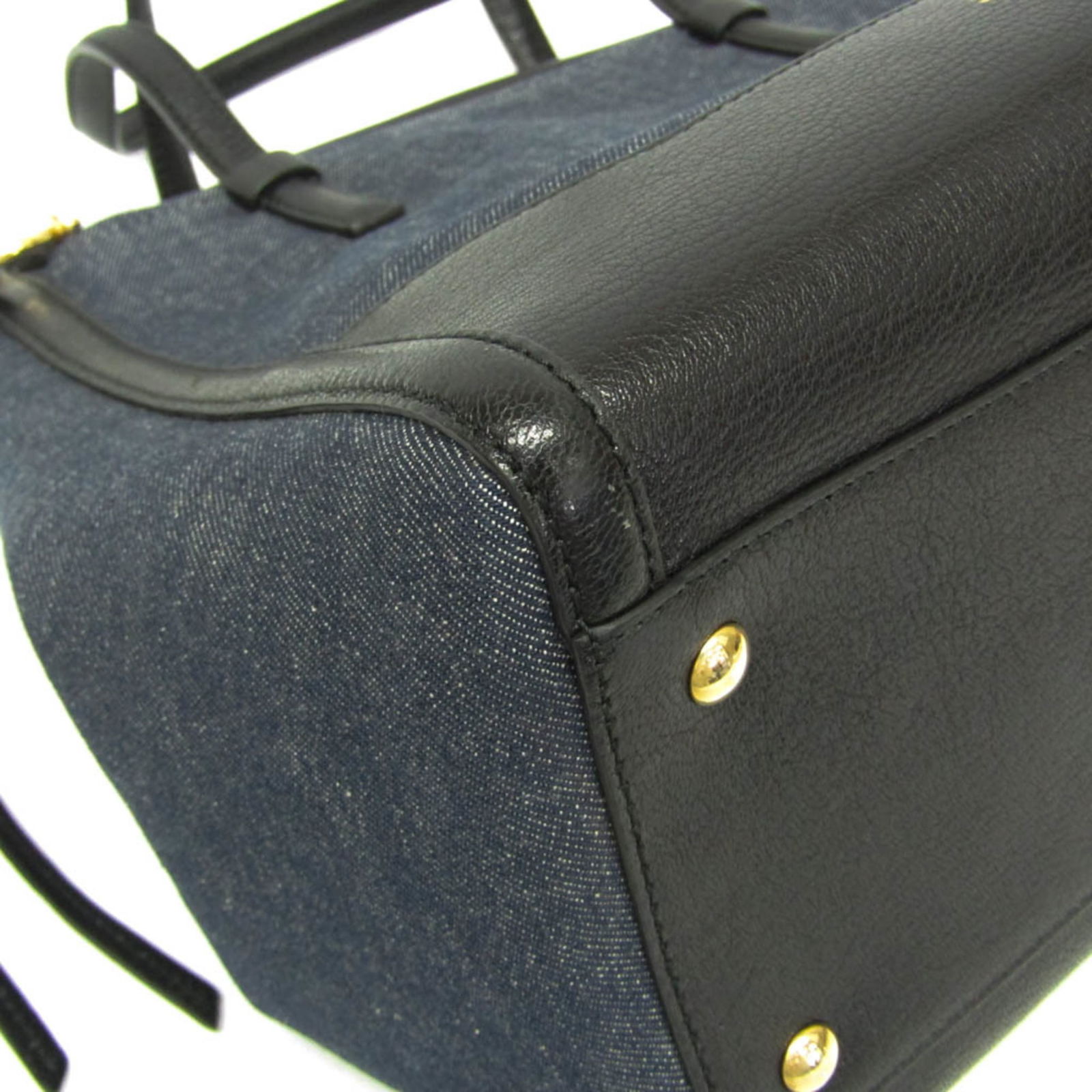 Denim - Salvatore Ferragamo Tote Bag Leather - 7