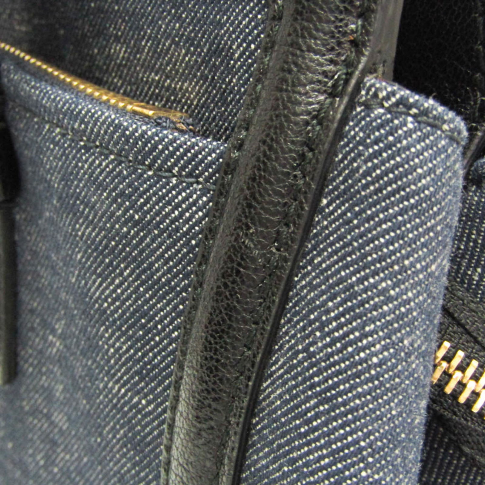 Denim - Salvatore Ferragamo Tote Bag Leather - 8