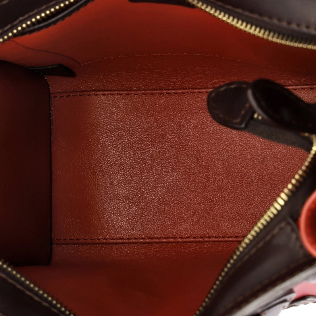 Nano Celine Tricolor Luggage Bag Leather - 5