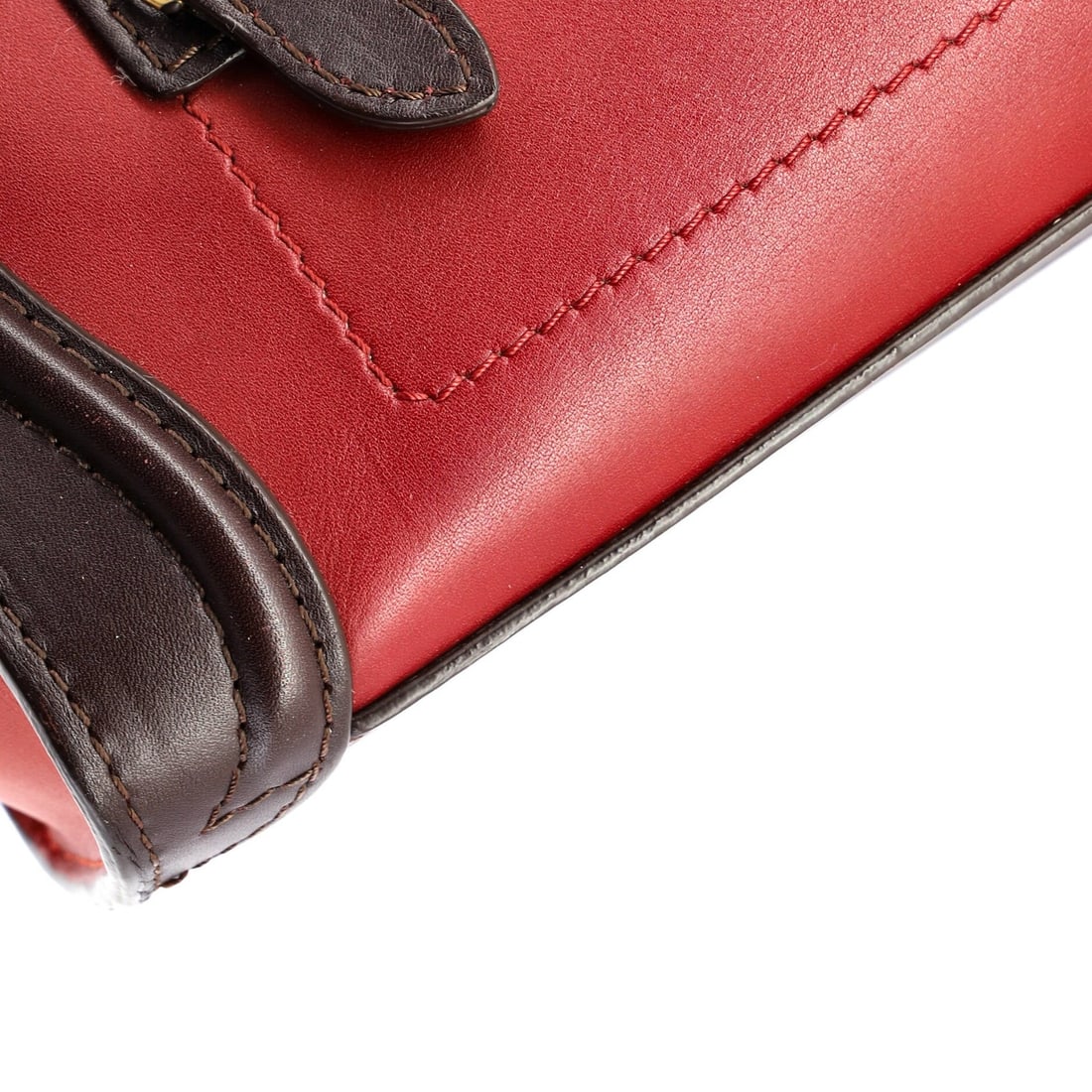 Nano Celine Tricolor Luggage Bag Leather - 8