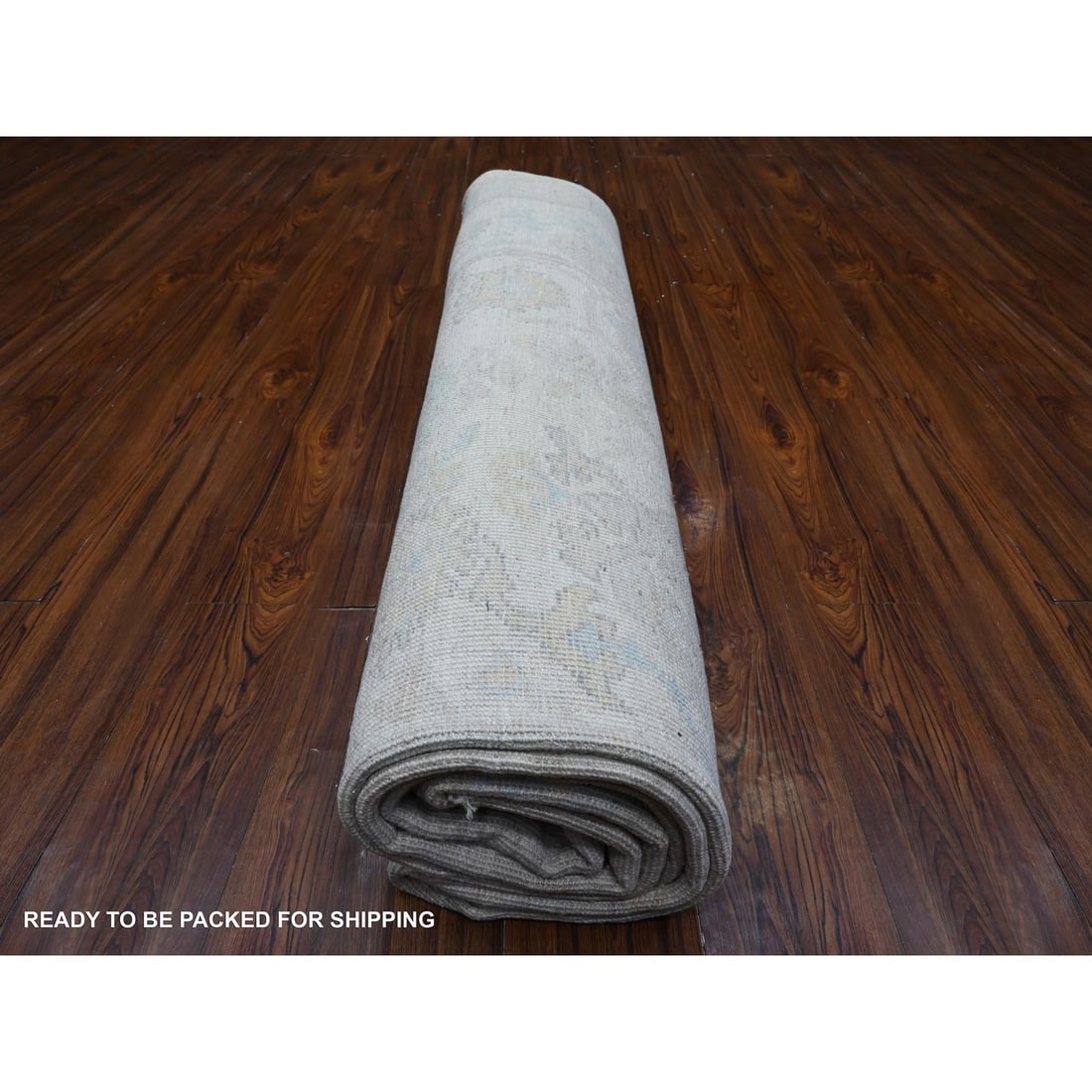 Rug 8'3"x9'9" Pacific Pearl White Faded Afghan Angora Oushak Oriental - 10
