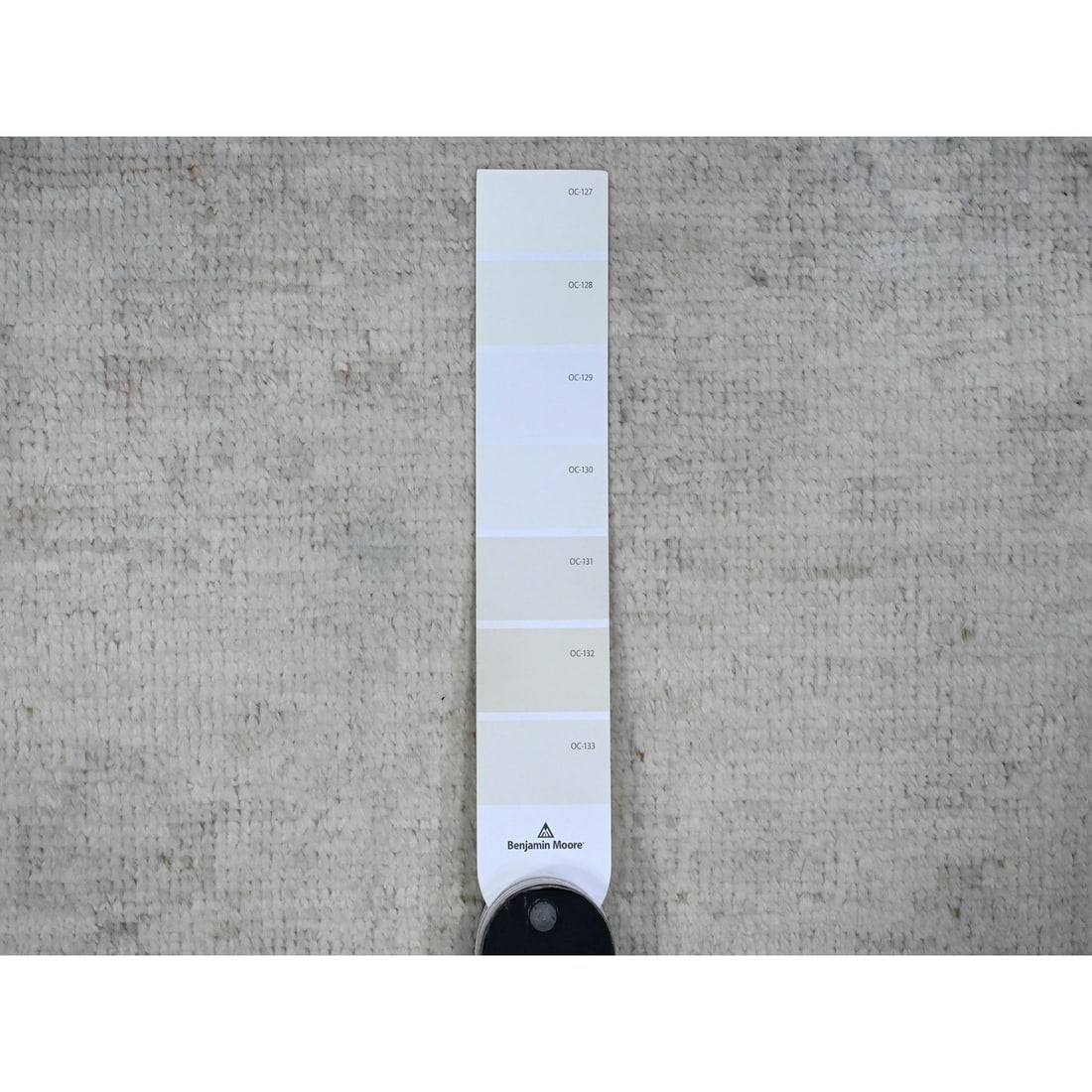 Rug 8'3"x9'9" Pacific Pearl White Faded Afghan Angora Oushak Oriental - 8