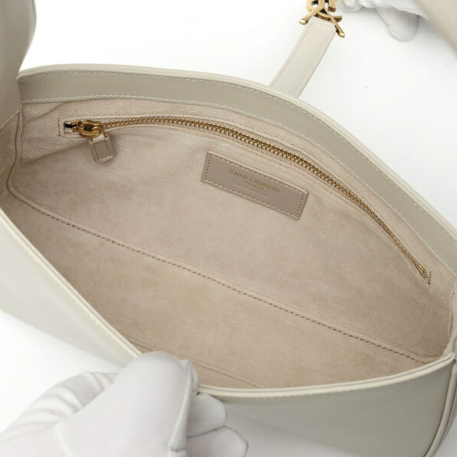 Leather Saint Laurent Handbag - 7