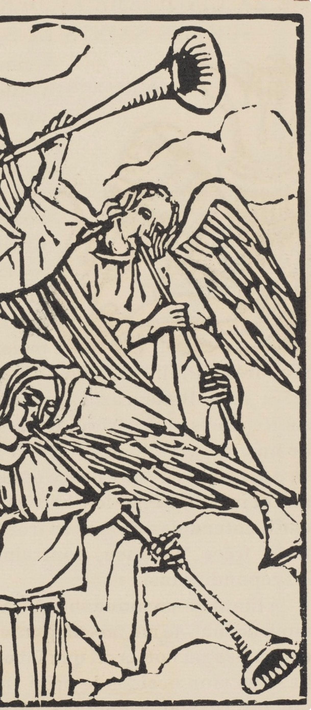 Woodcut - mile Bernard - Composition (Morane - No. 100) - Les Petites Fleurs de St. Franoise - 4