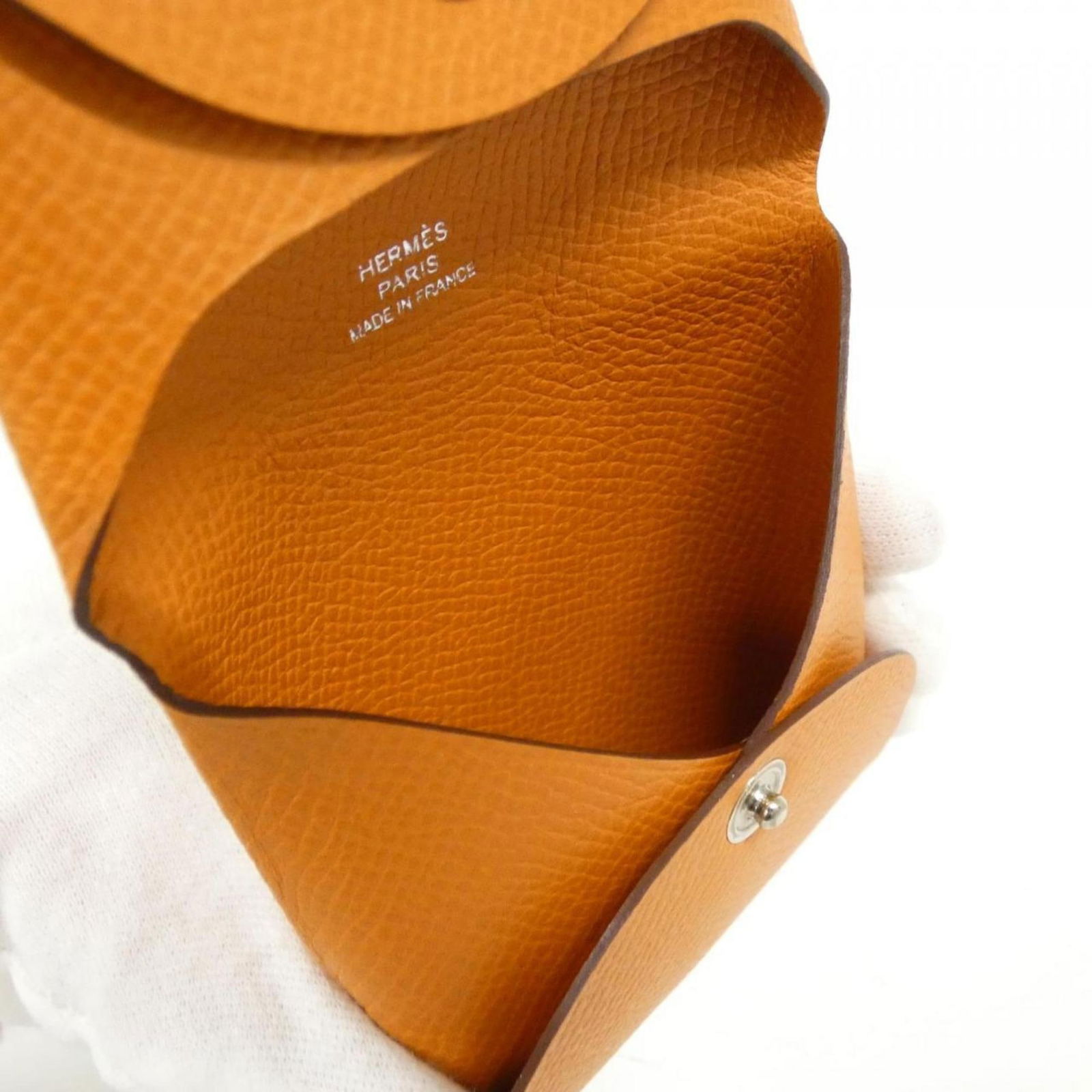 Leather Hermes Coin Purse/ Coin Case Epsom - 3