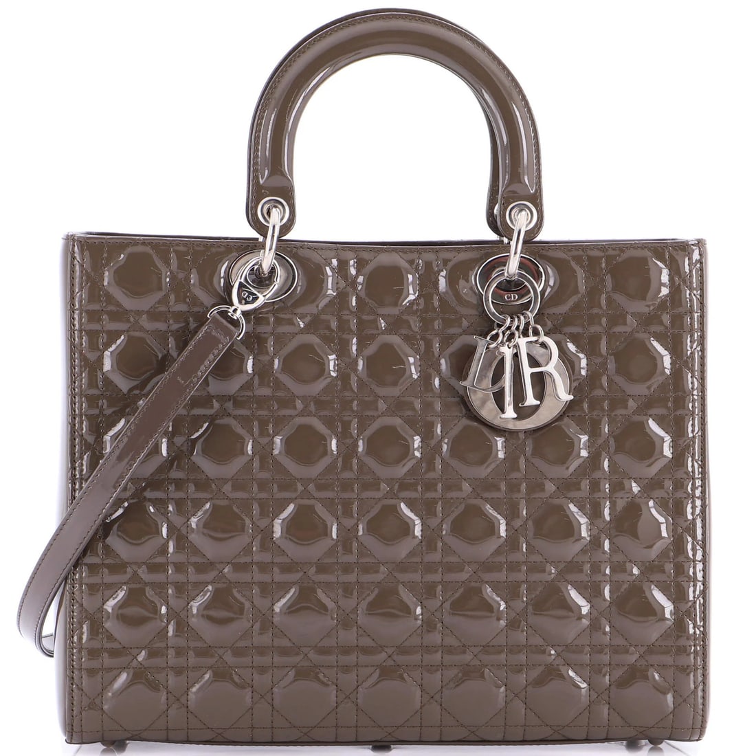 Large Christian Dior Lady Dior Bag Cannage Quilt Patent: Large Christian Dior Lady Dior Bag Cannage Quilt Patent This listing features Large Christian Dior Lady Dior Bag Cannage Quilt Patent. Item specifics are provided below. Item Specifics: Brand: