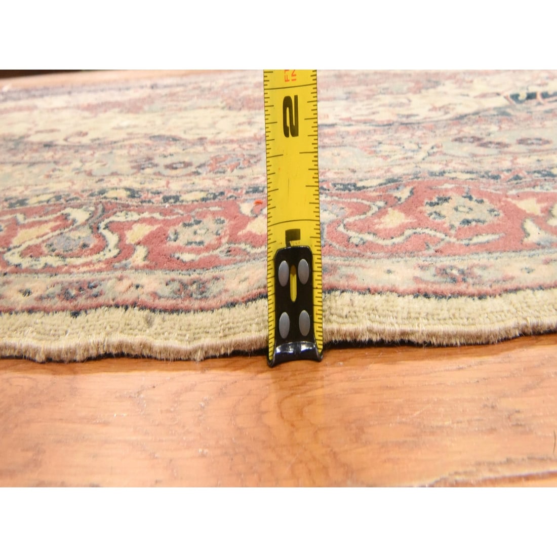 Rug 6'6"x10'2" Ivory Vintage Turkish Sivas Pure Wool Hand Knotted Oriental - 9