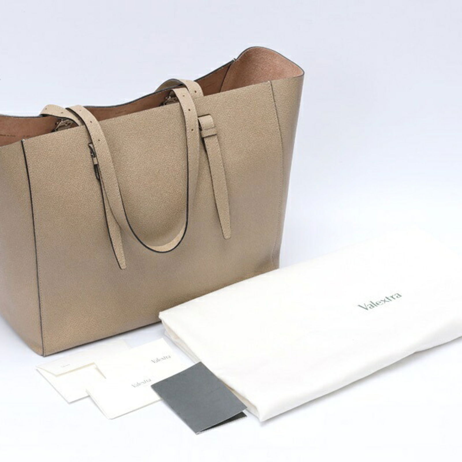Leather Valextra Tote Bag - 7